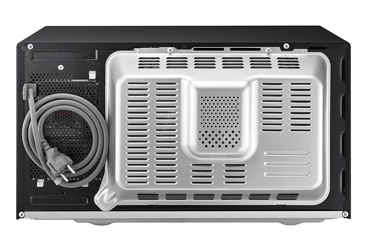 Samsung MC11K7035CG/AA 1.1 cu. ft. Counter Top Microwave with Power Convection, Black Stainless