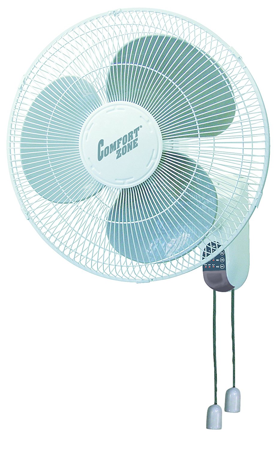 Comfort Zone Wall Mount Fan, White free image download