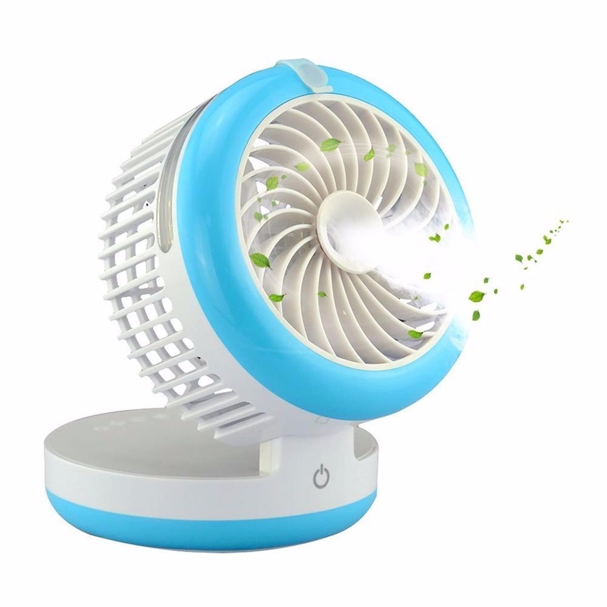 HJIAN Portable Mini Misting Fan Table Fans Humidifier Fan Portable