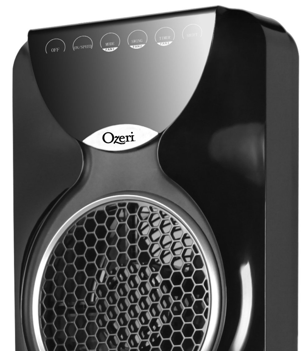 Ozeri Tower Fan, 44" with Passive Noise Reduction Technology