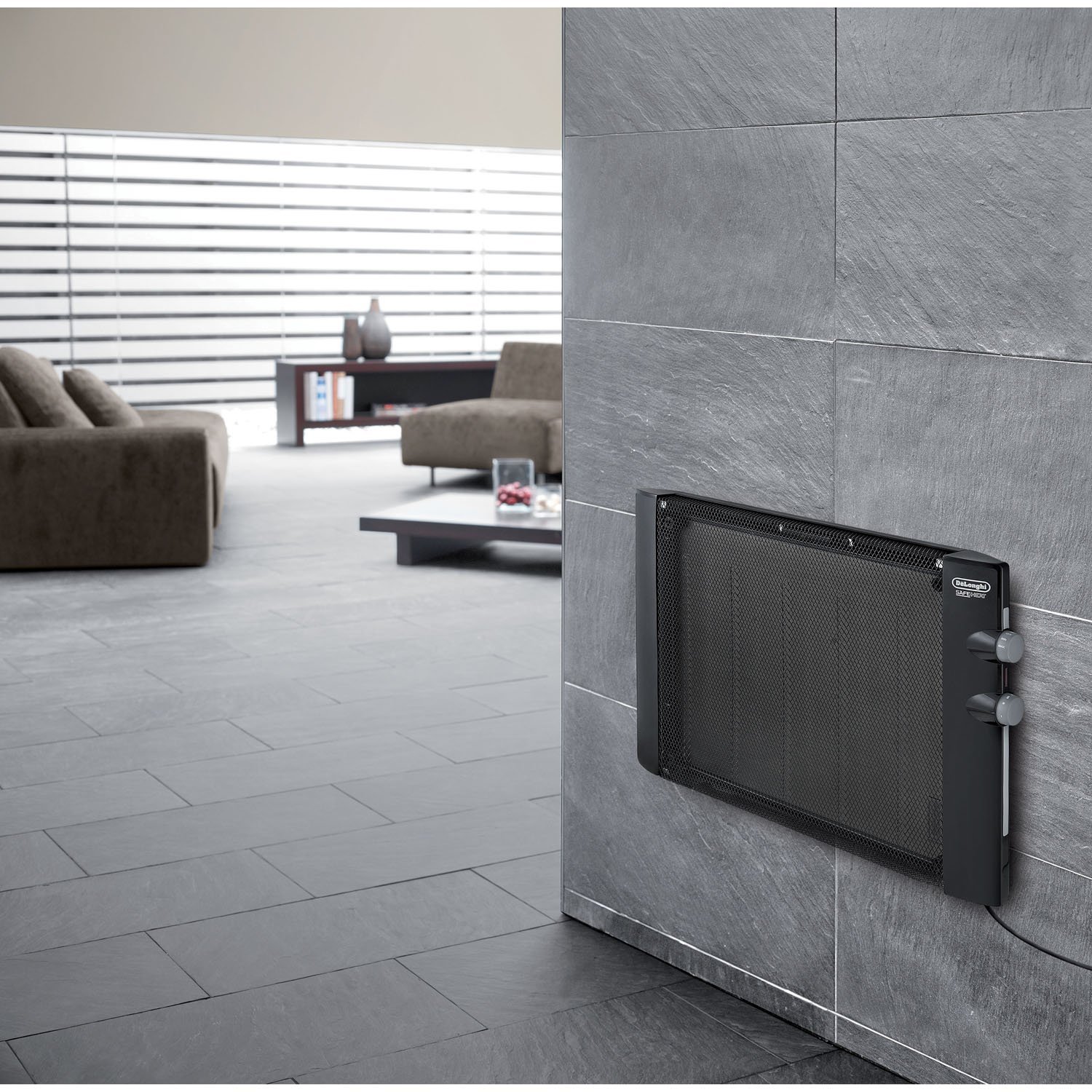 DeLonghi Mica Panel Space Heater, Freestanding OR Wall Mountable with