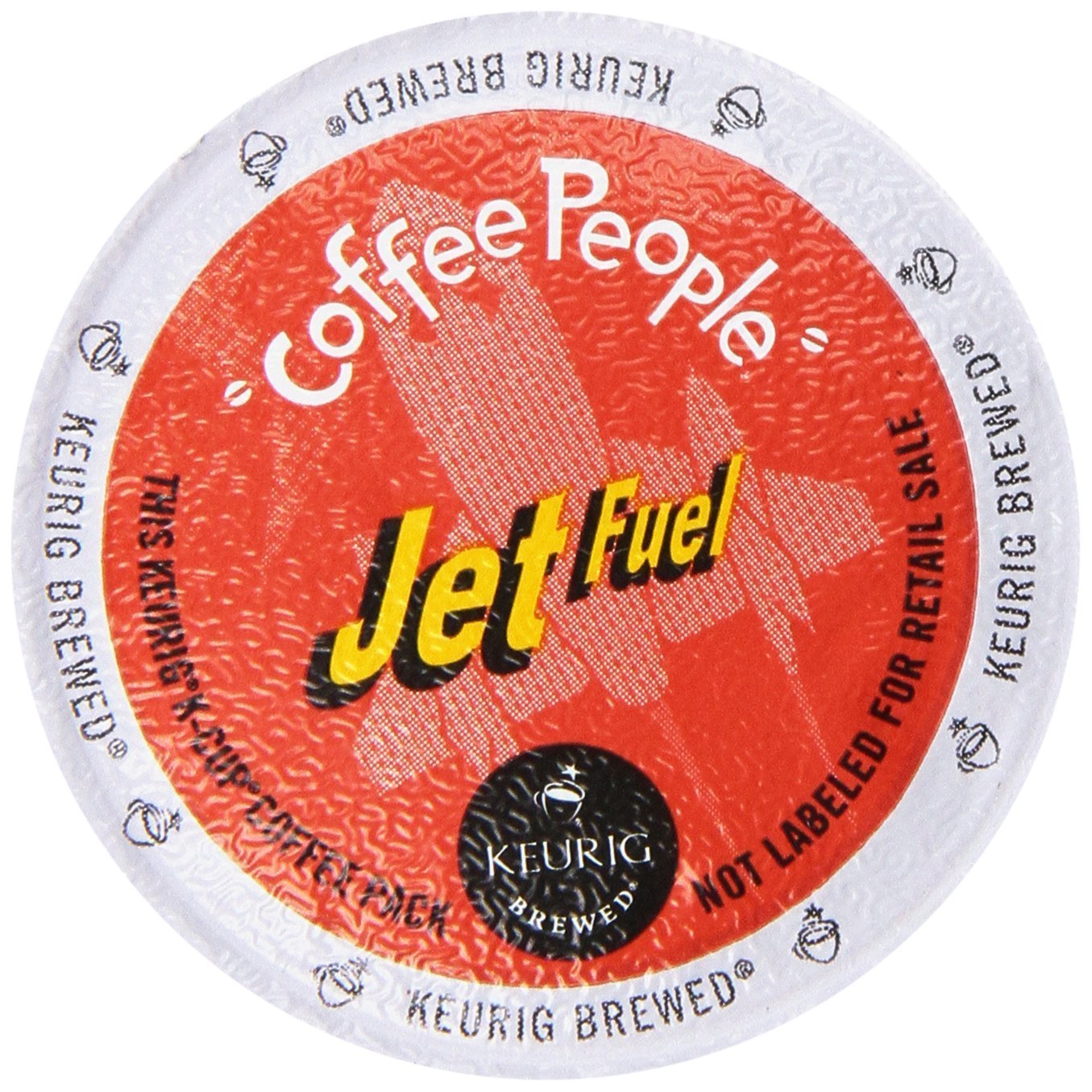 Keurig, Coffee People Jet Fuel Coffee, Extra Bold, KCup packs, 48