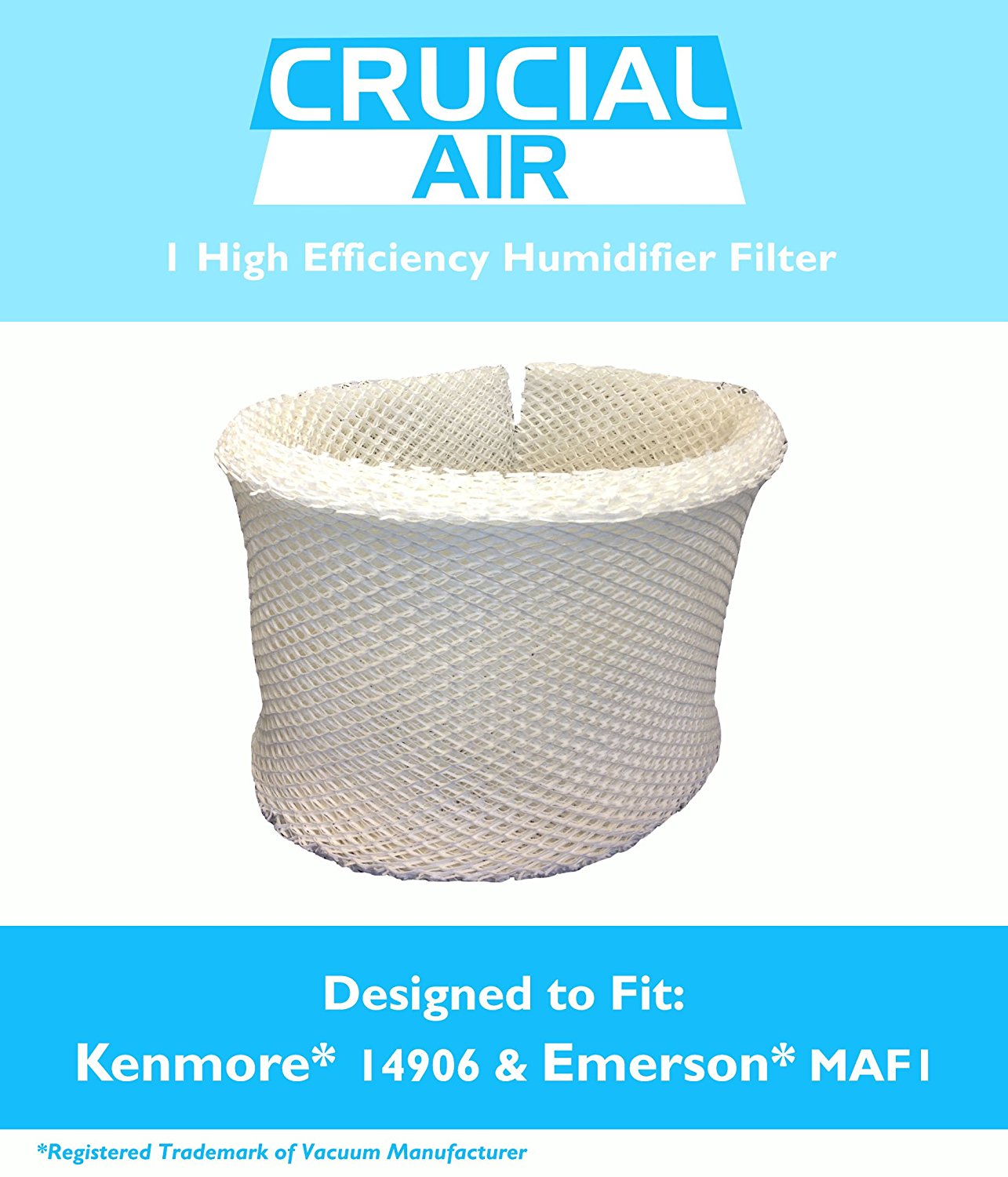 1 Kenmore & Emerson Humidifier Wick Filter; Fits Kenmore EF1 14906