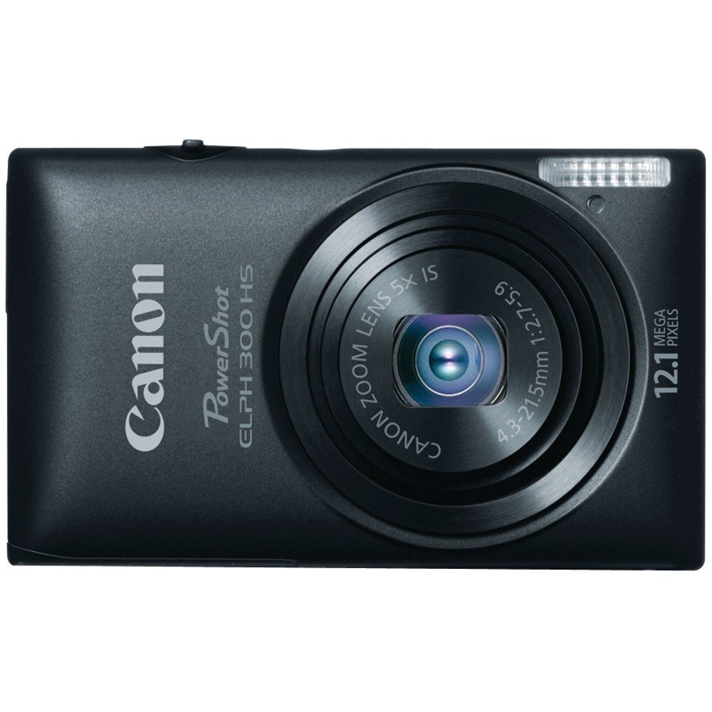 Canon PowerShot ELPH 300 HS 12.1 MP Digital Camera (Black) free image download