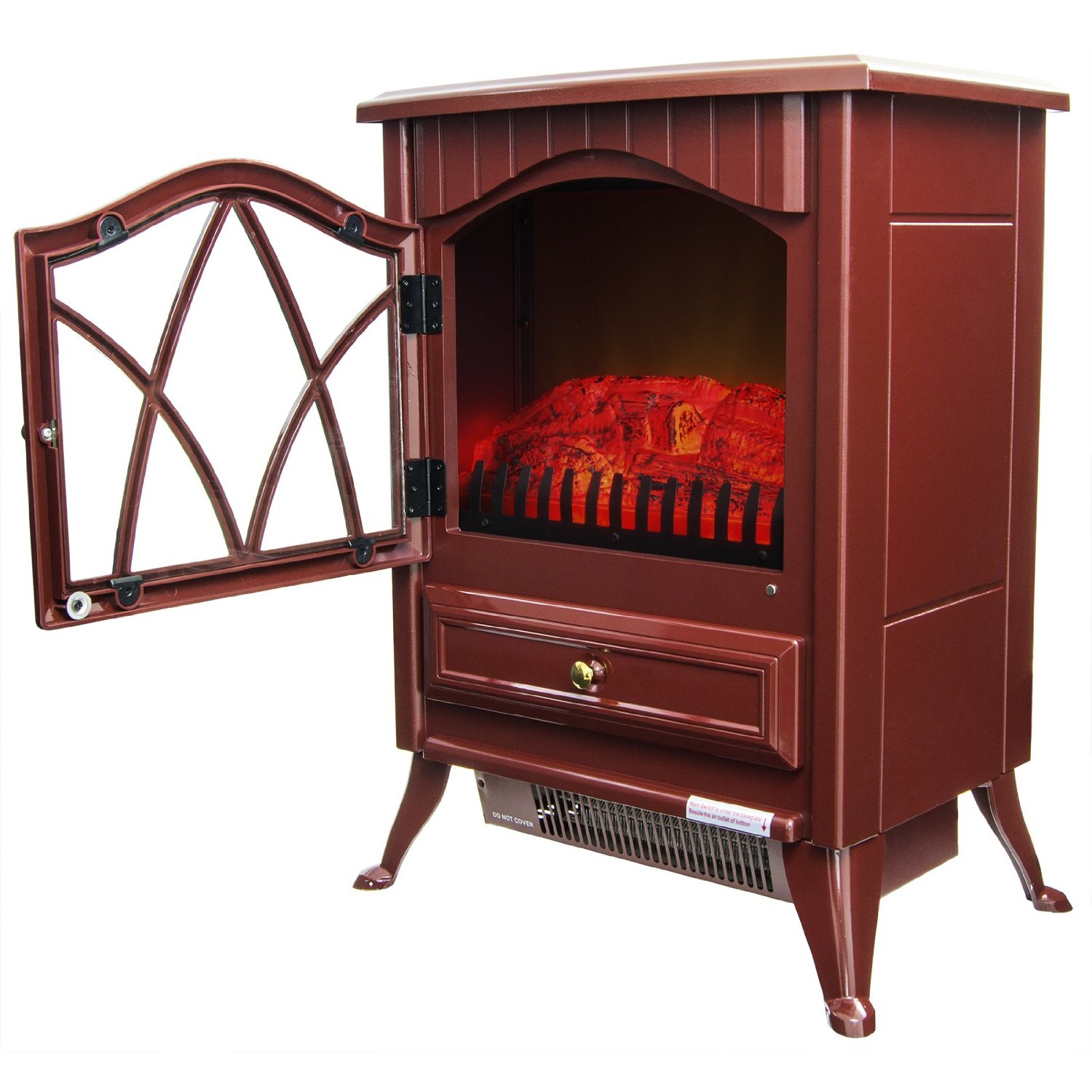 AKDY 16" RetroStyle Floor Freestanding Vintage Electric Stove Heater