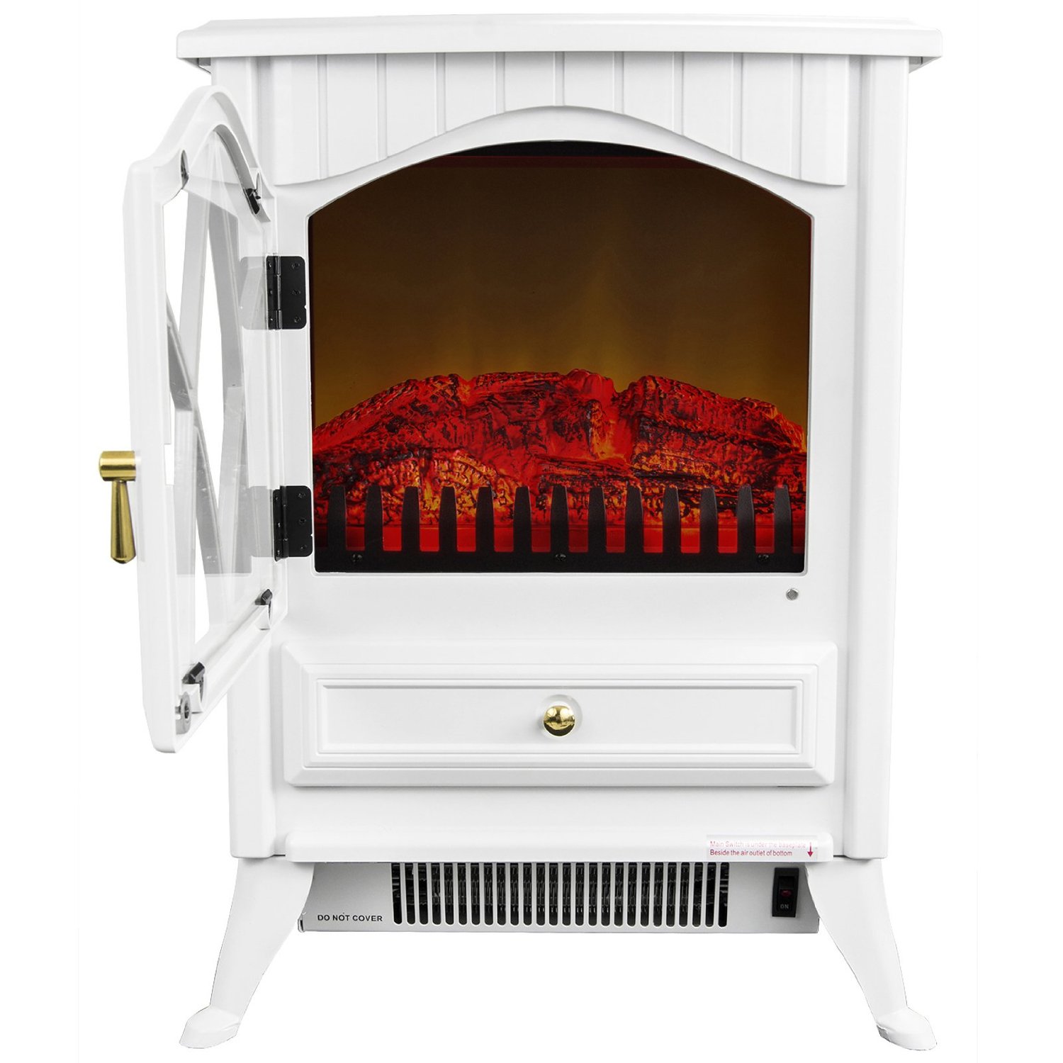 AKDY 16" RetroStyle Floor Freestanding Vintage Electric Stove Heater