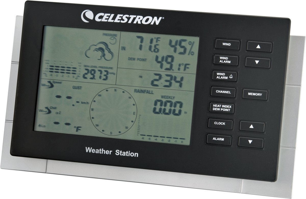 Celestron 47009 Deluxe Weather Station (Black) free image download