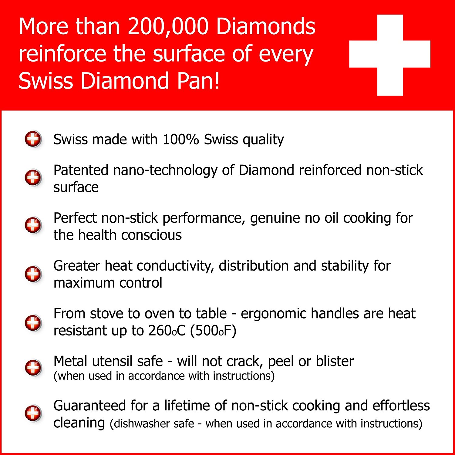 Swiss Diamond Induction Nonstick Casserole 3.2 qt (10") free image