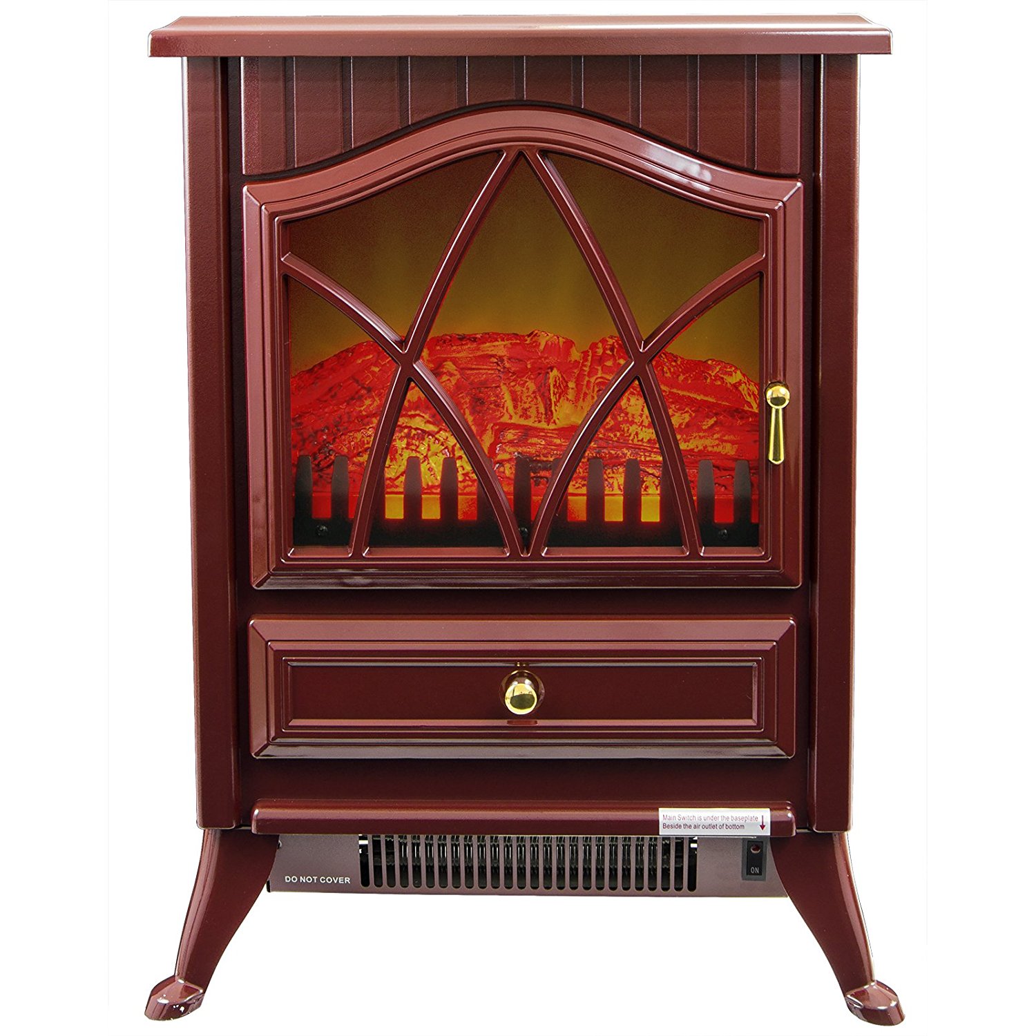 AKDY 16" RetroStyle Floor Freestanding Vintage Electric Stove Heater