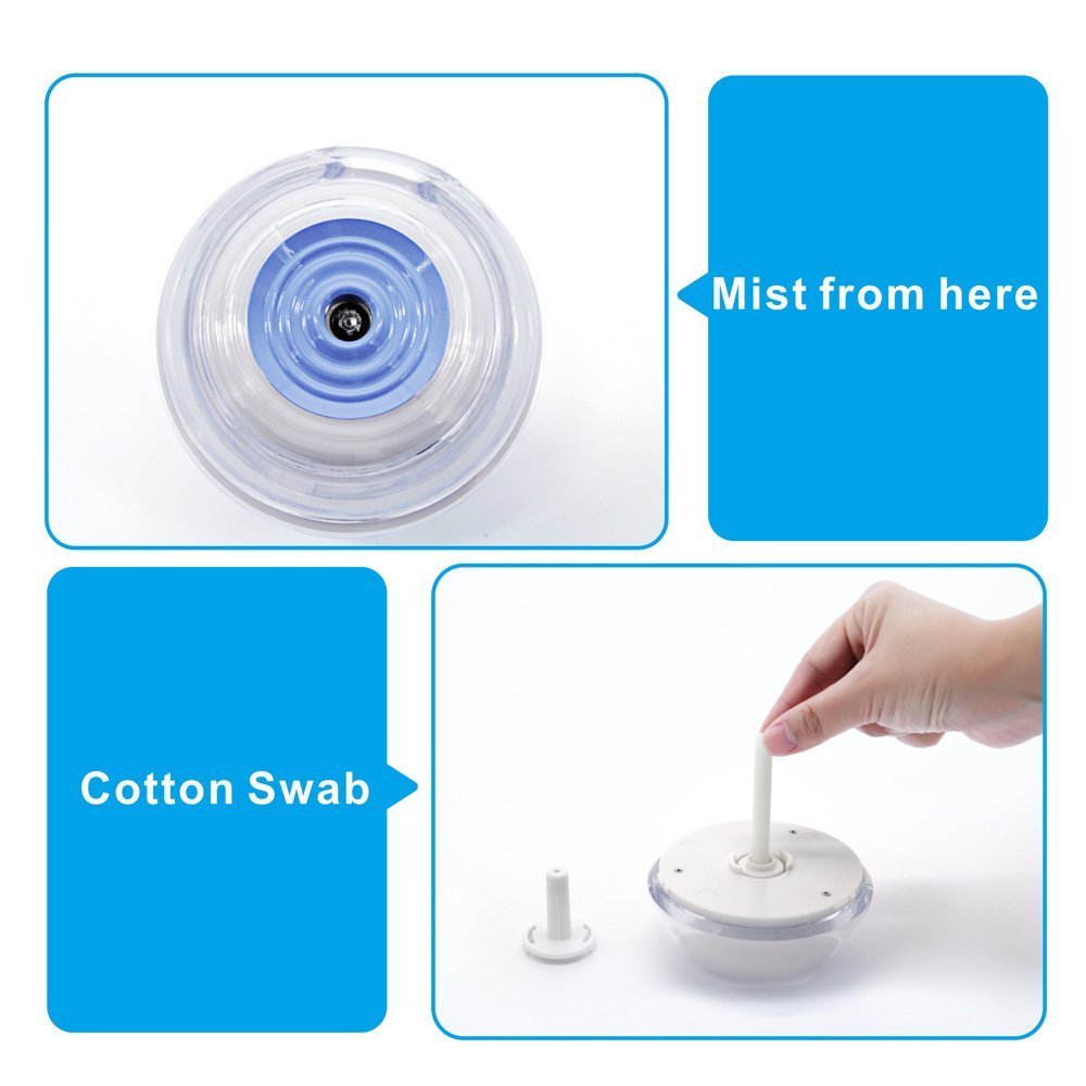 Fanme Mini Air Humidifier Portable Cool Purifier Ultra Quiet Crystal