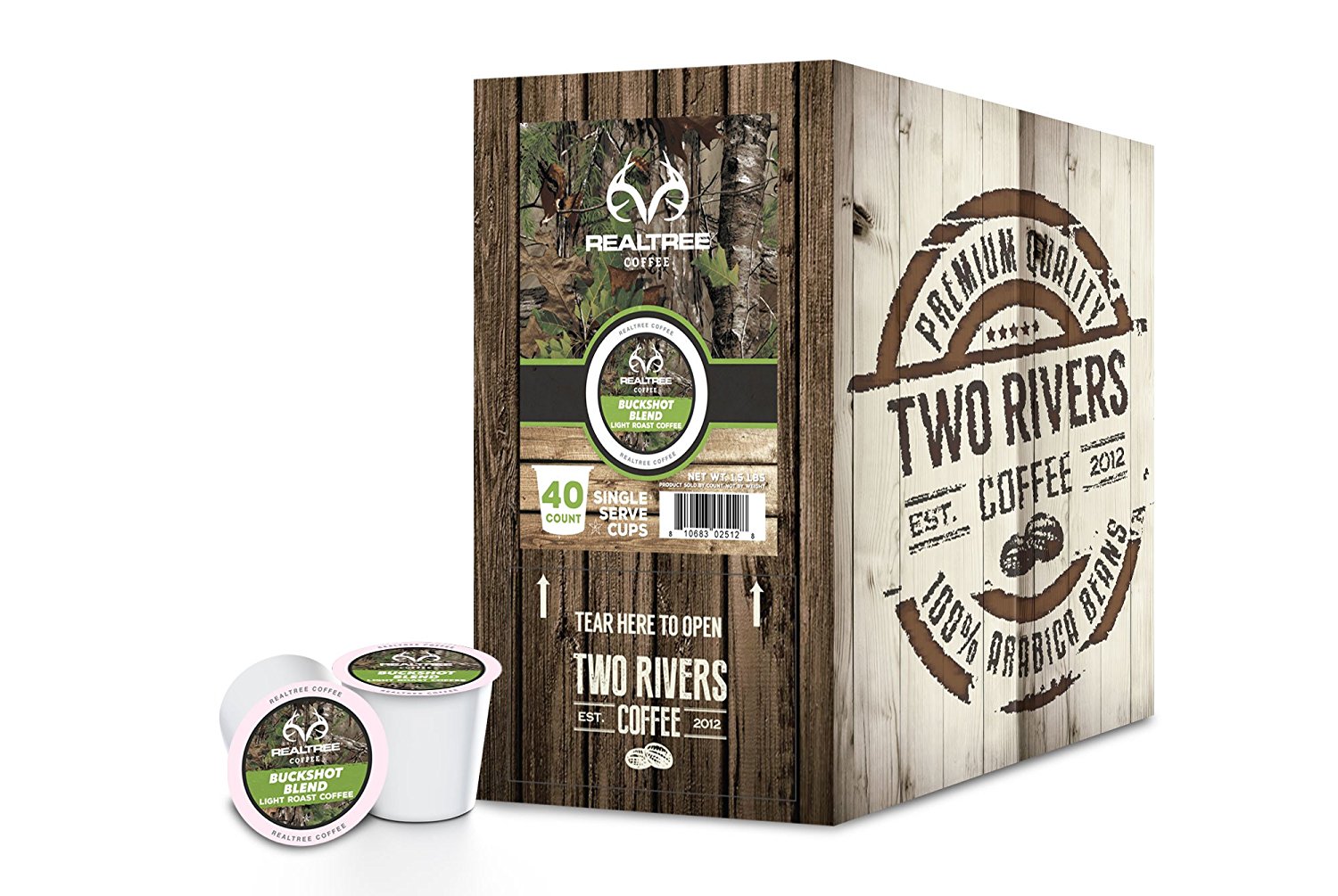 Realtree MAX SingleCup Coffee for Keurig KCup Brewers 40 Count N3