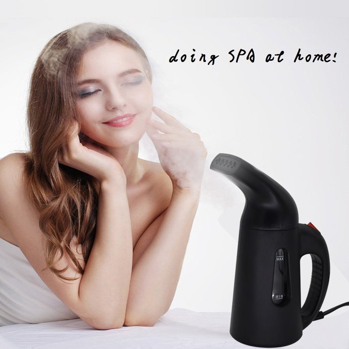 Travel Steamer with Mini Iron Fast Heat up Plancha a vapor 140ml Capacity Portable Handheld