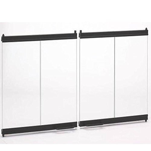 Comfort Flame BDB42 Fireplace Wood Burning Deluxe Aluminum BiFold Door