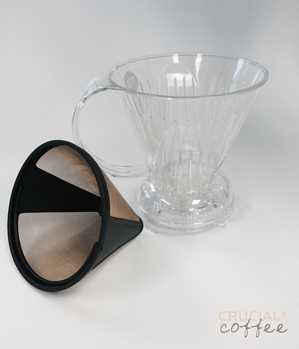 Premium Washable & Reusable Cone Coffee Filter, Fits Clever Coffee