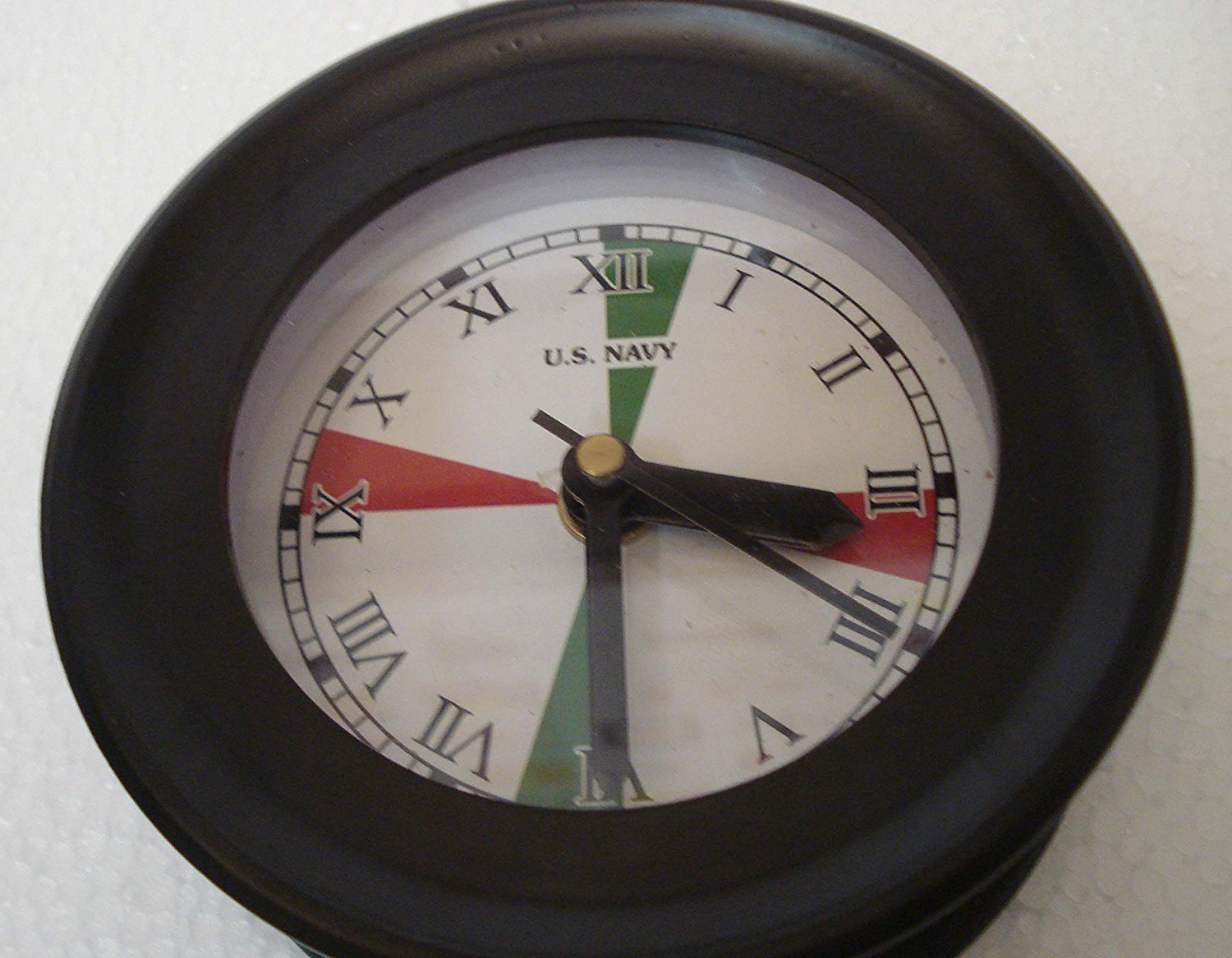 U.S. Navy Marine RADIO ROOM wall Clock 100 SATISFACTION ROMAN