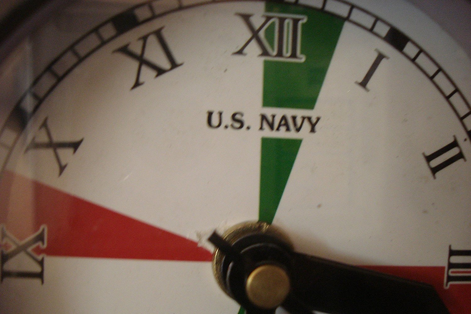 U.S. Navy Marine RADIO ROOM wall Clock 100 SATISFACTION ROMAN