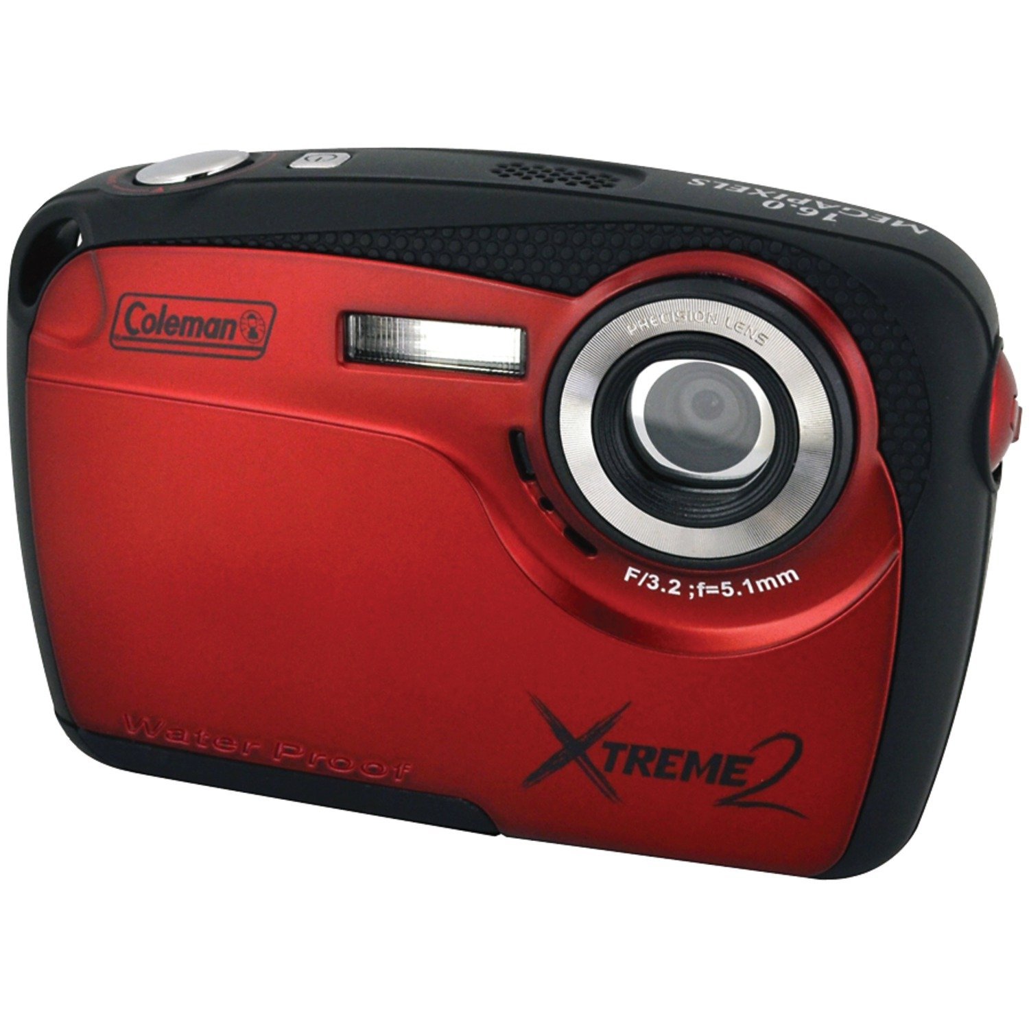 Coleman Xtreme II C12WPY 16MP Waterproof Digital Camera with 2.5Inch