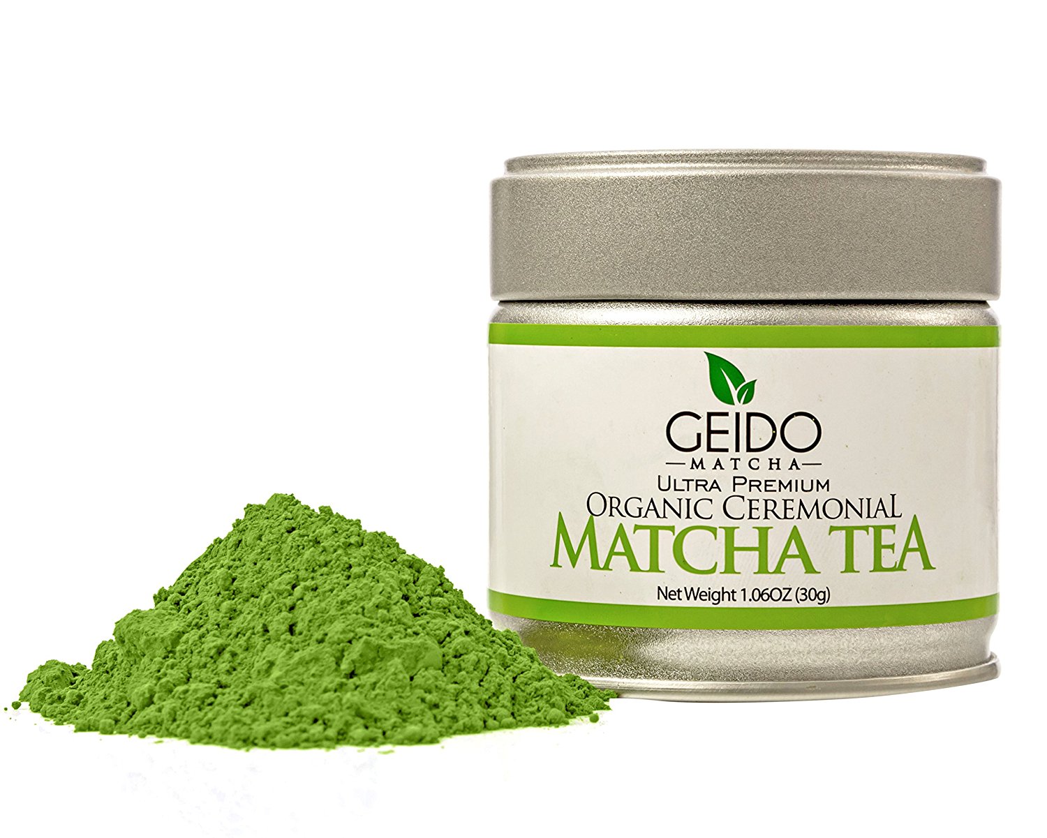 Geido Matcha Green Tea Powder Natural, Organic, Best Taste Packed