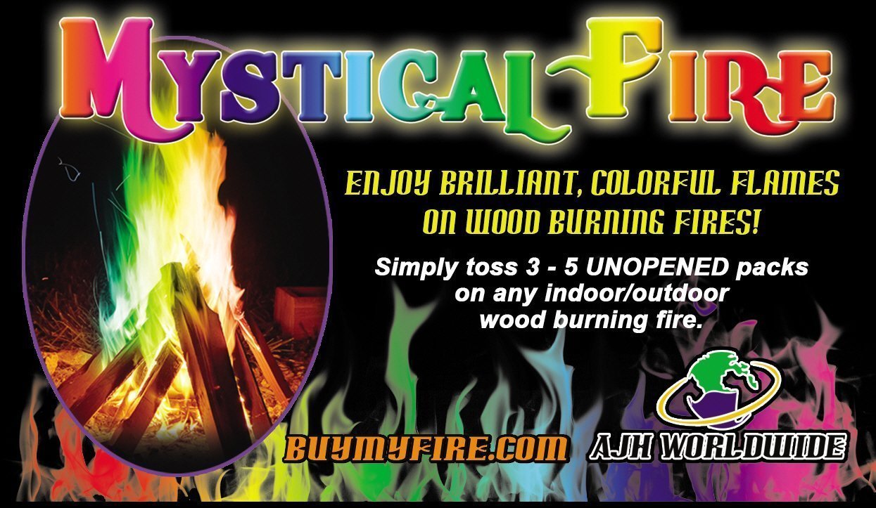 Mystical Fire Campfire Fireplace Colorant 0.882 oz Packets 12 Pack N8