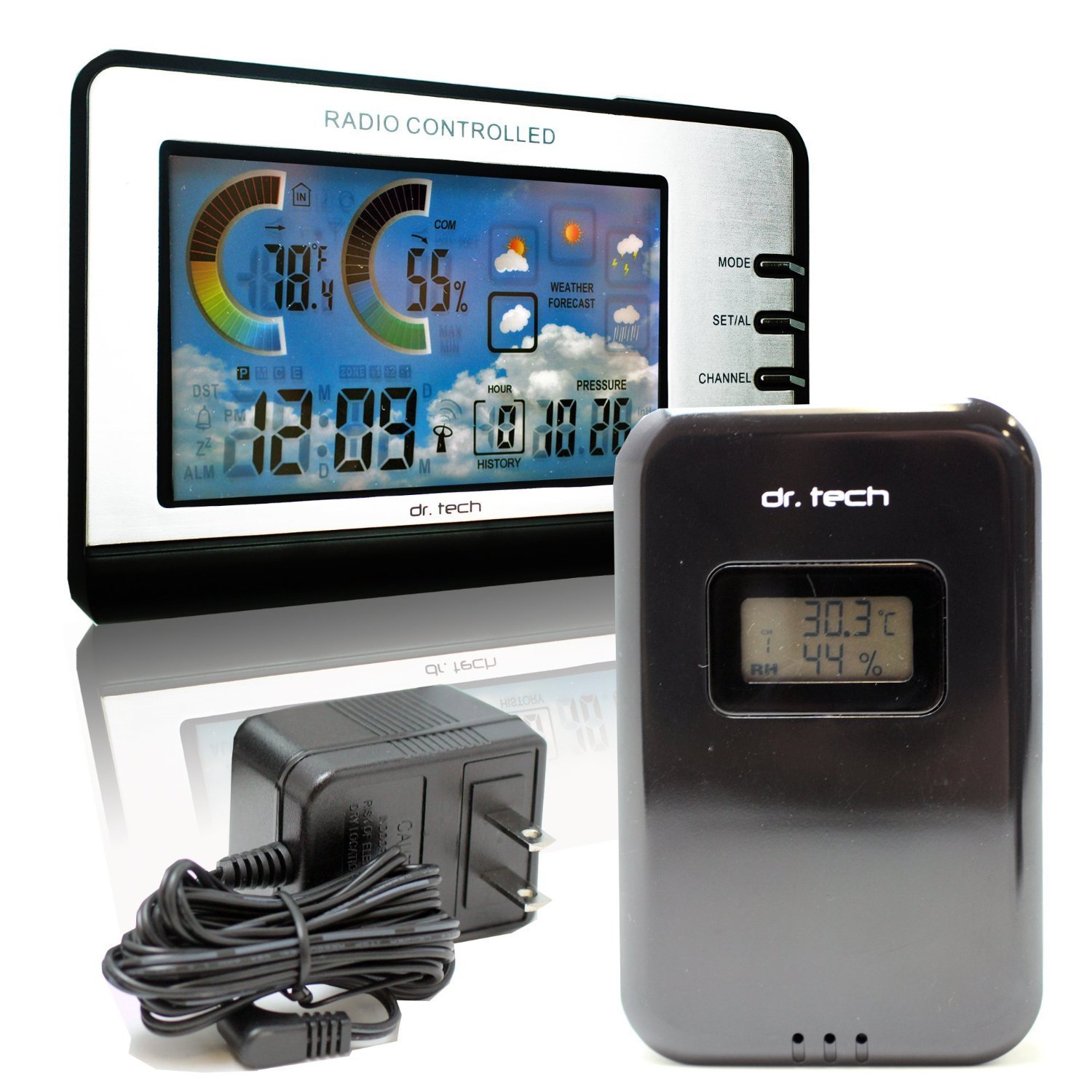 Dr. Tech Barometric Pressure, Comfort Level, Heat Indicator, Humidity