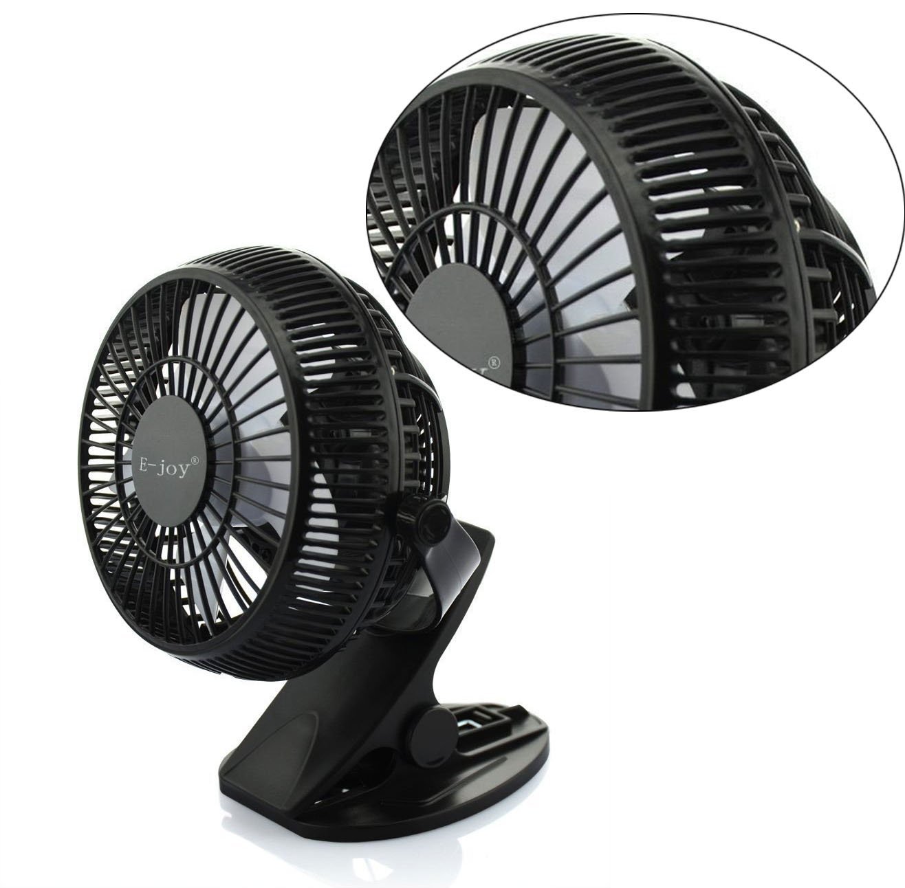 Ejoy® Mini USB Powered Flexible Gooseneck Fan LED Cooling Flashing USB