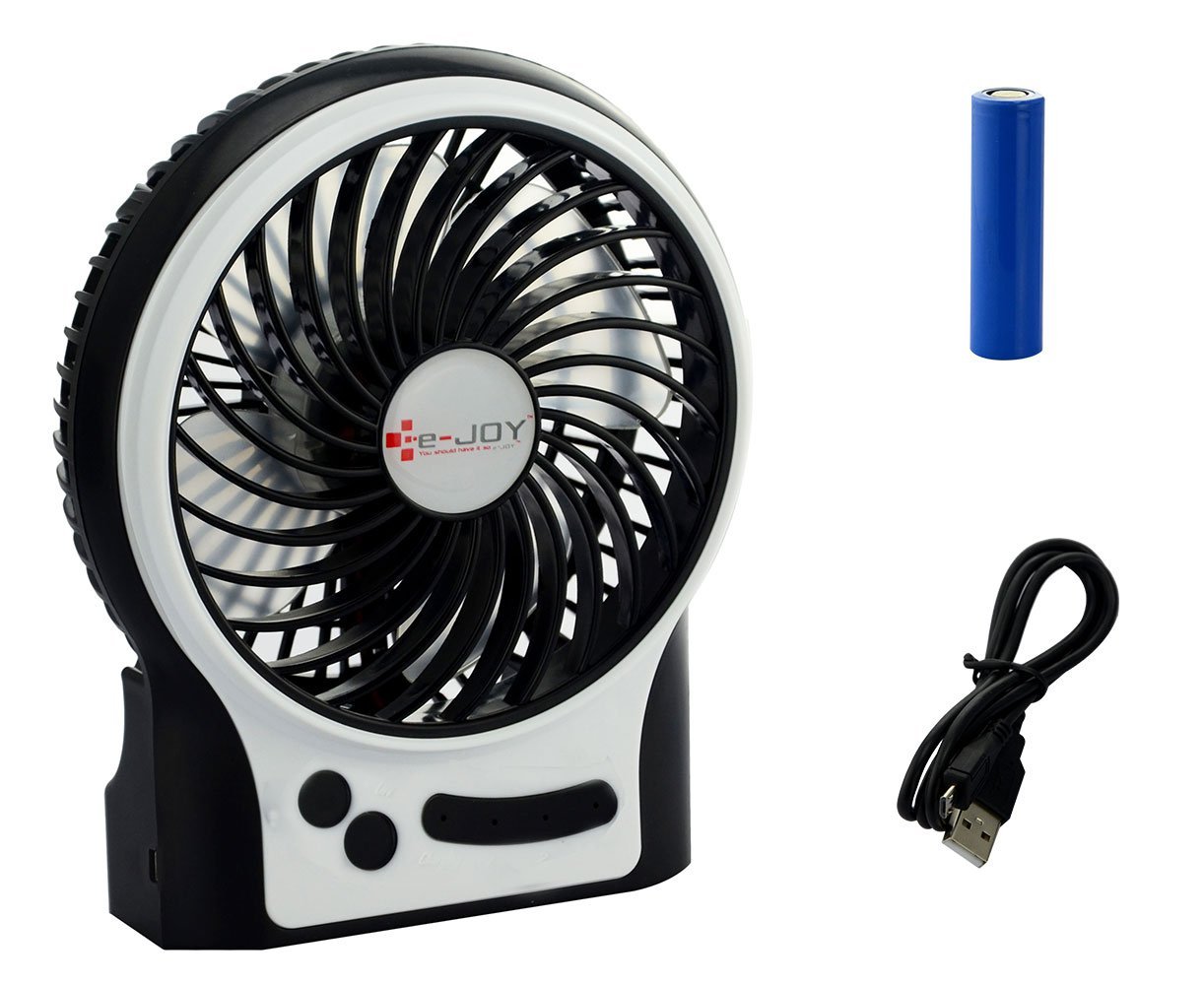 Ejoy® Mini USB Powered Flexible Gooseneck Fan LED Cooling Flashing USB