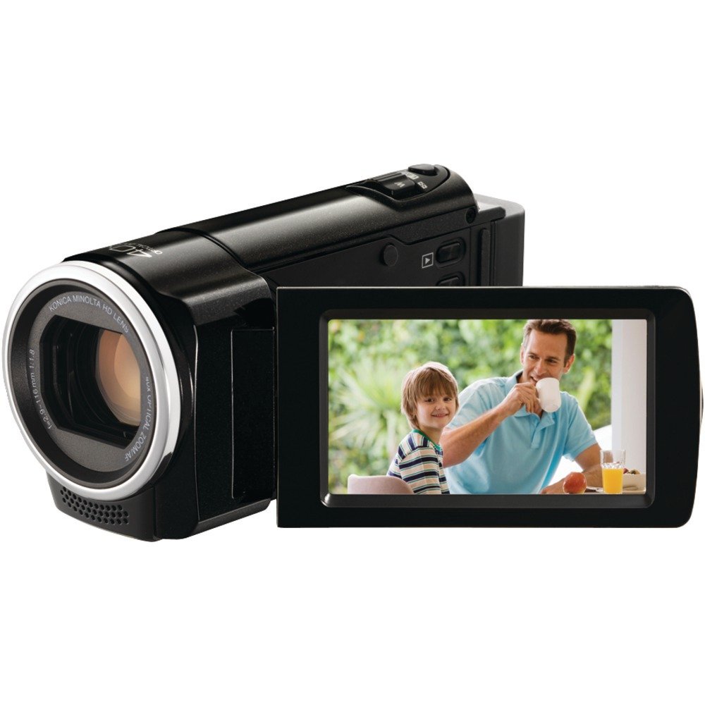 JVC GZHM50 HD Everio Memory Camcorder, 40x Optical Zoom, 2.7 inch LCD