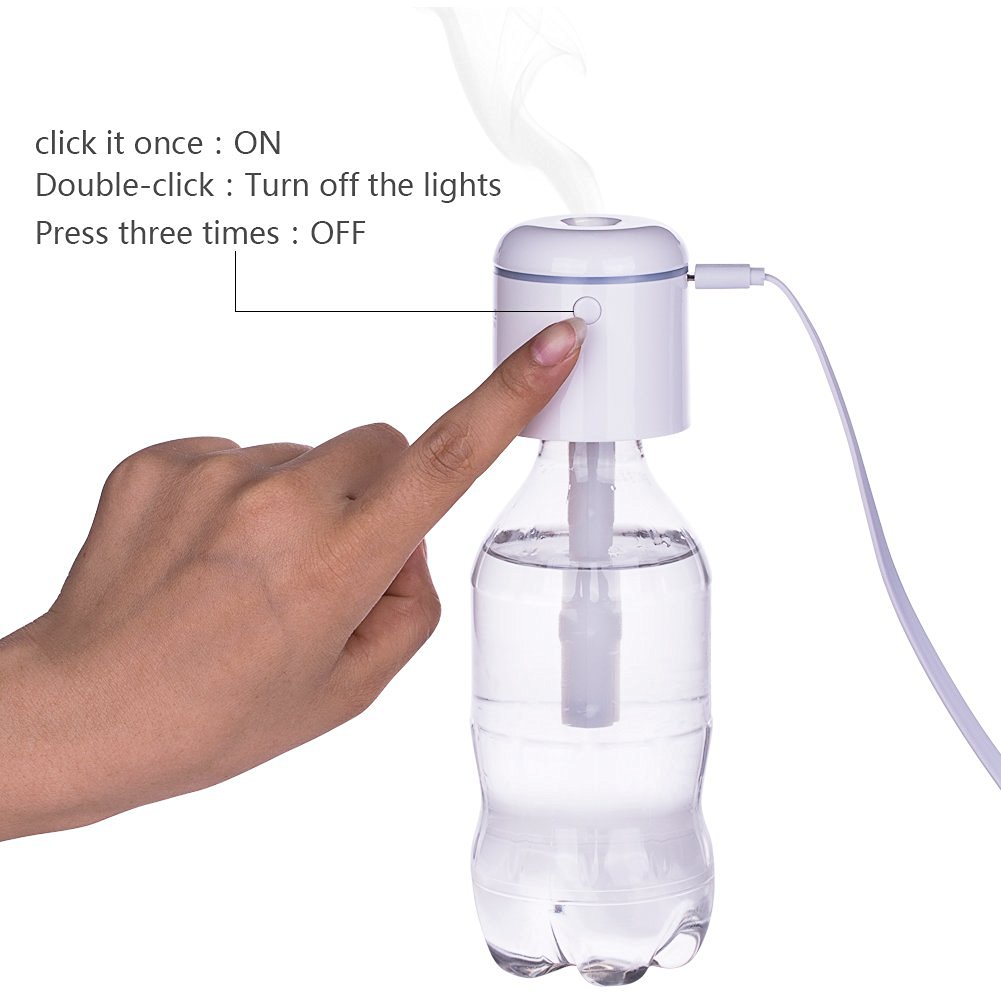 Mini Humidifier / Bottle Cap Humidifier / USB Humidifier Portable