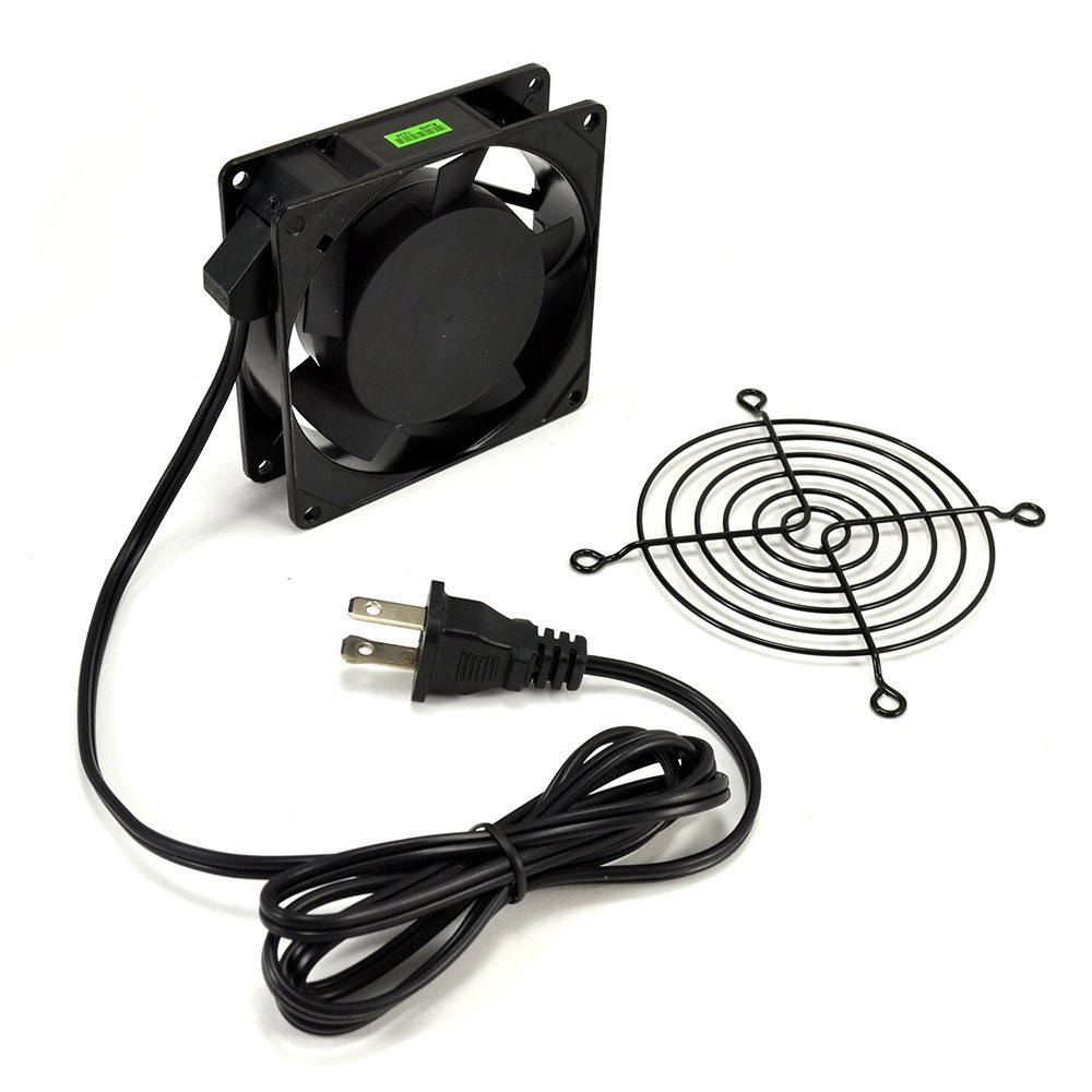 AC Infinity AXIAL 9225, Muffin Cooling Fan, 115V AC 92mm by 92mm by