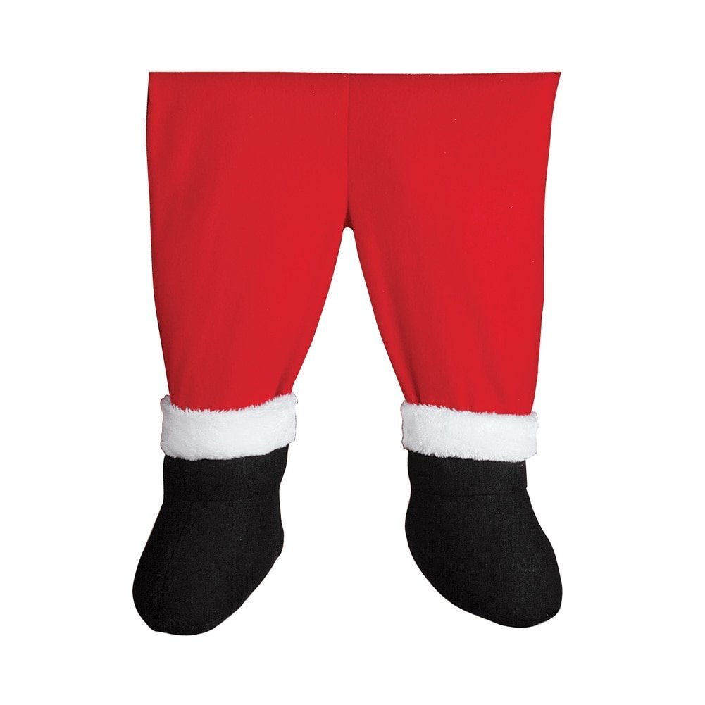 Santa Claus Fireplace Chimney Legs free image download