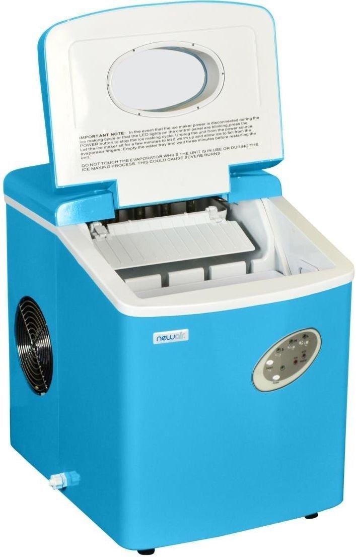 Blue Countertop Mini Compact Portable Ice Cube Maker Machine N2 free