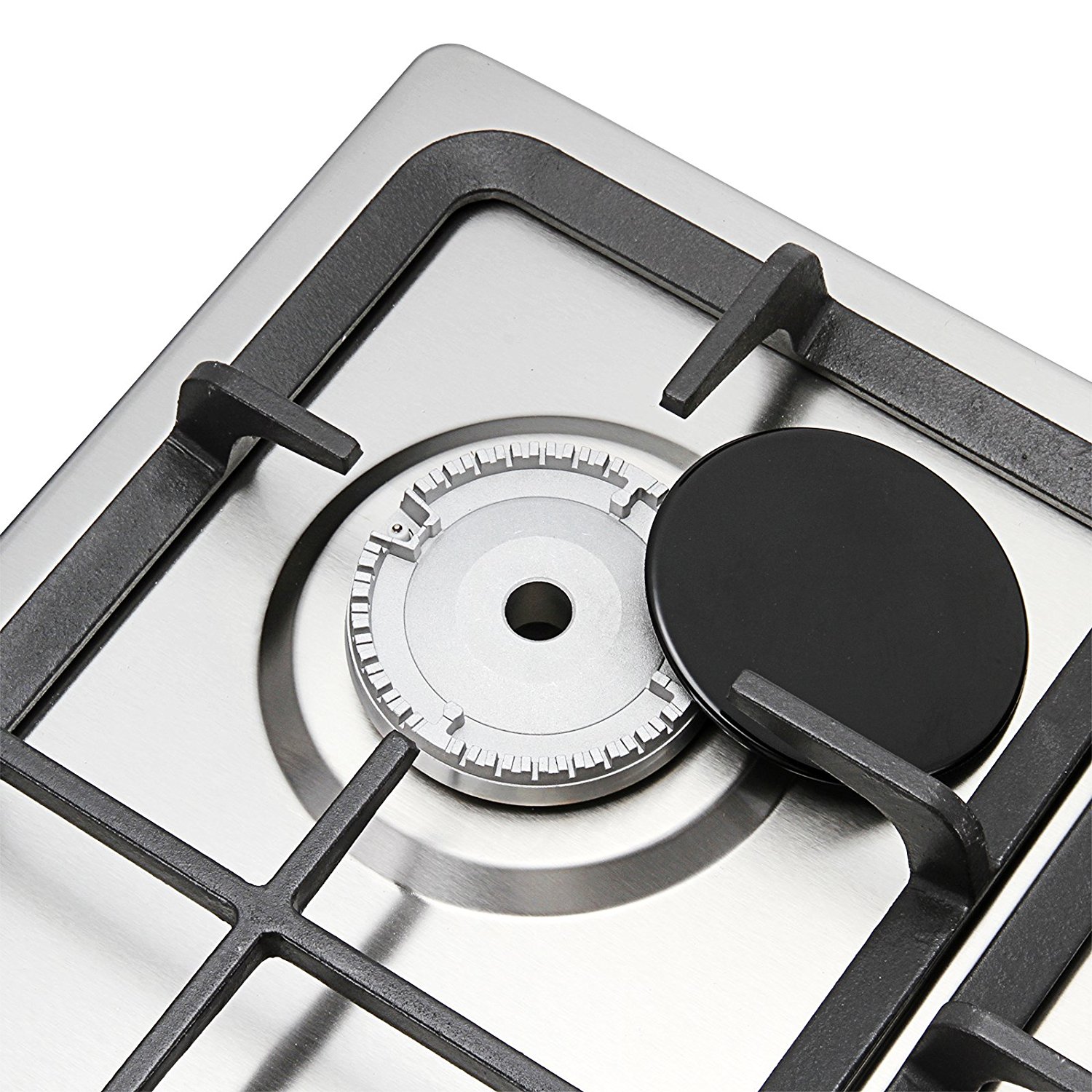 METAWELL New 30" Stainless Steel 5 Burner Builtin Stoves Natural Gas