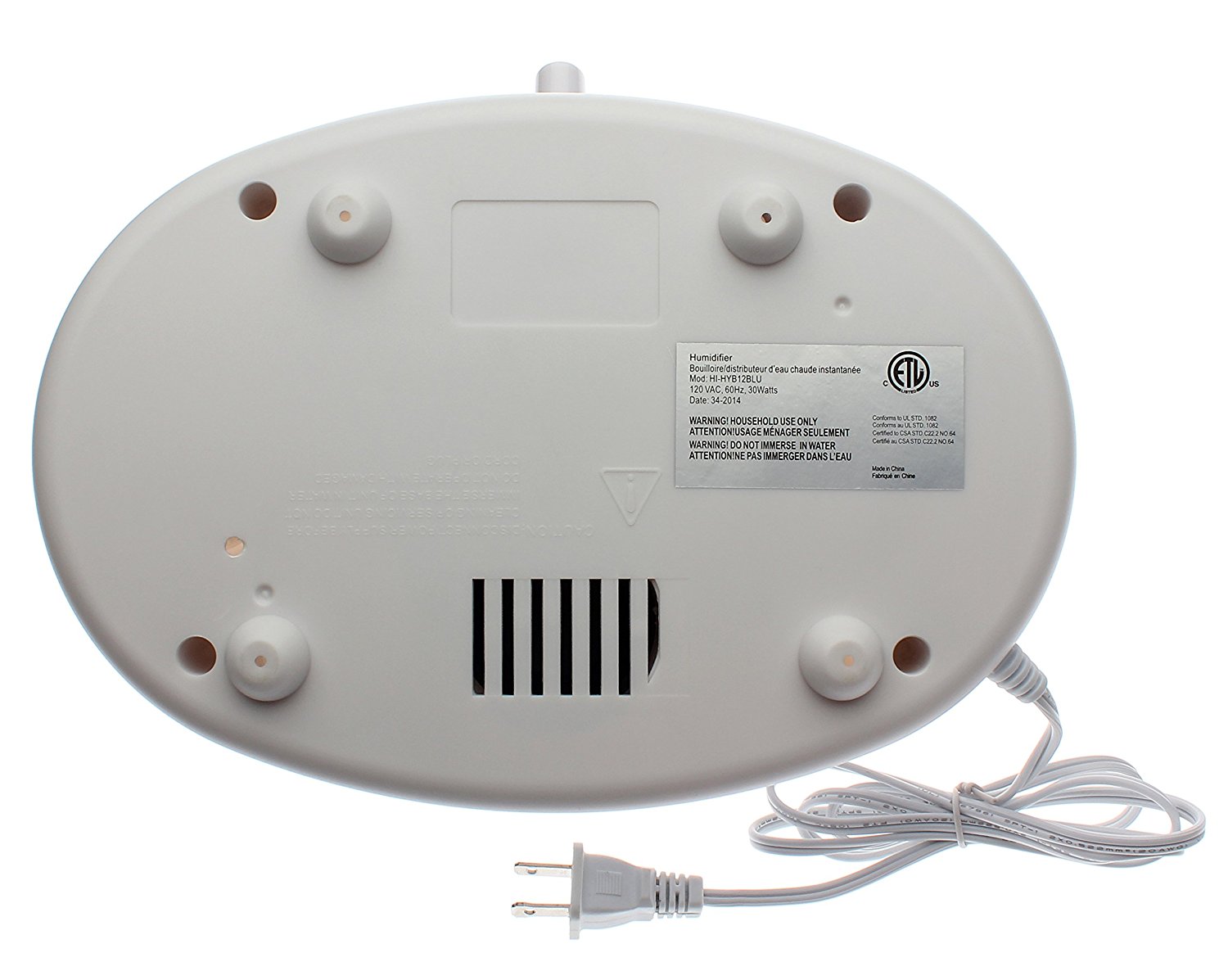 HOMEIMAGE 1.58 Gallons per day Output, 1.19 gallons or 4.5 liters Large Tank Capacity Cool Mist