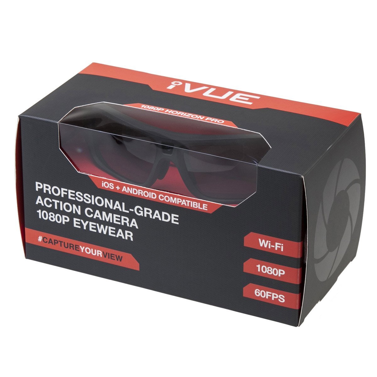 IVUE Horizon PRO 1080P HD Camera Glasses Video Recording Sport Sunglasses DVR Eyewear / Wifi