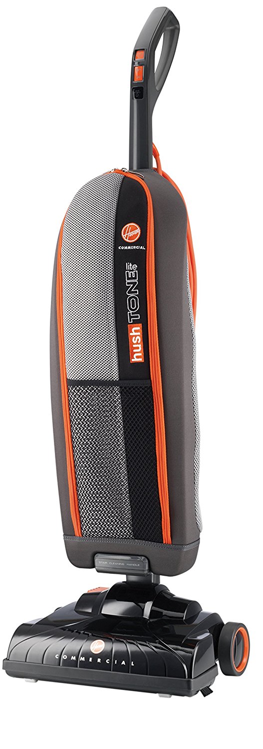 Hoover Commercial CH50400 Hush Tone Lite Upright Vacuum, 13.5" N6 free