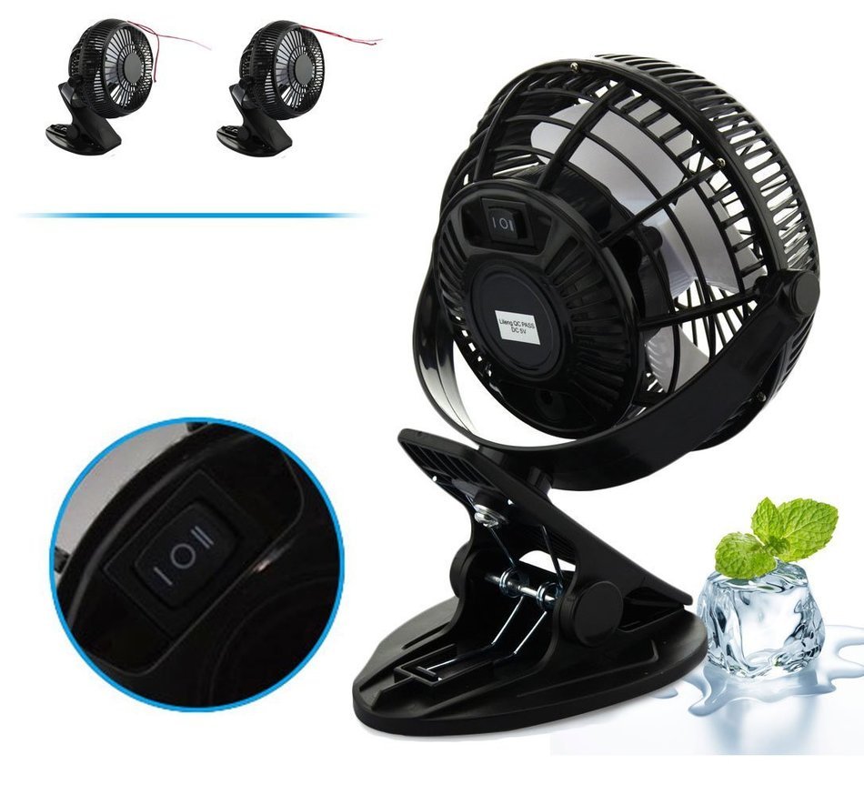 Ejoy® Mini USB Powered Flexible Gooseneck Fan LED Cooling Flashing USB