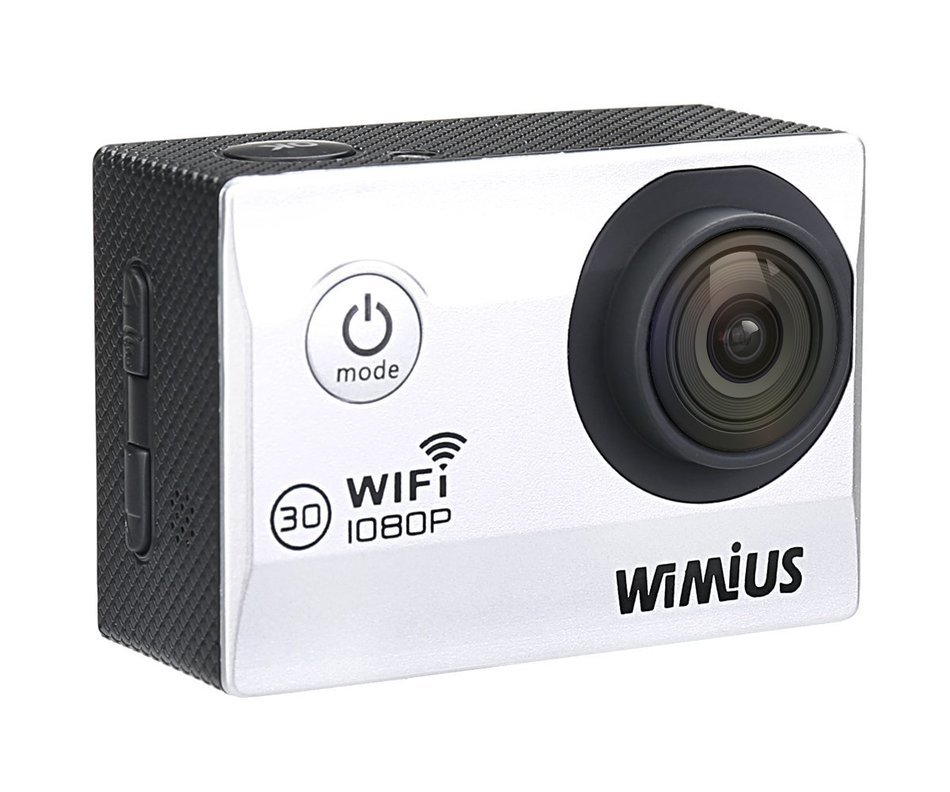 WiMiUS Sports Camera 1080P WiFi 2.0'' Waterproof Action Camera 12MP HD