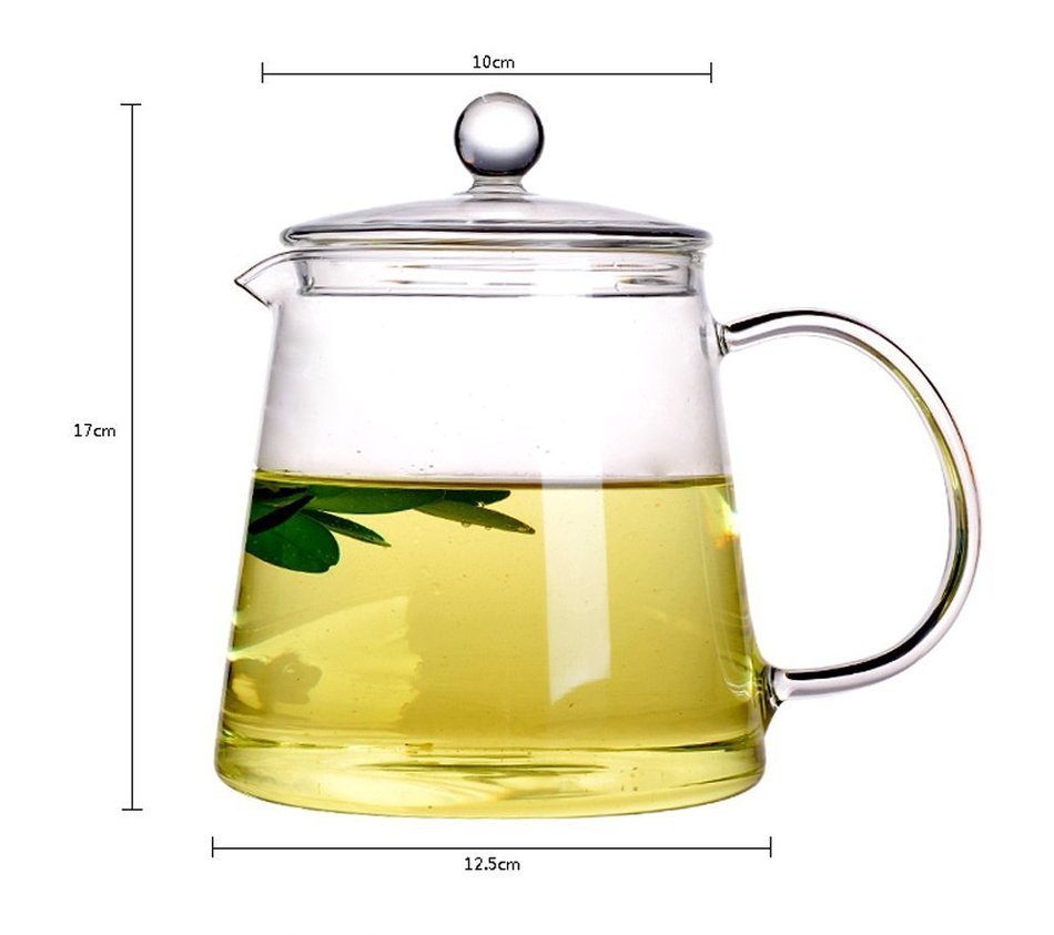 Xiazhi High Borosilicate Glass Teapot ,Glass Teakettles Stovetop Safe