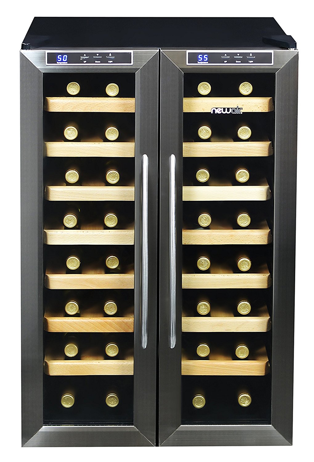 NewAir AW321ED 32 Bottle Dual Zone Thermoelectric Wine Cooler