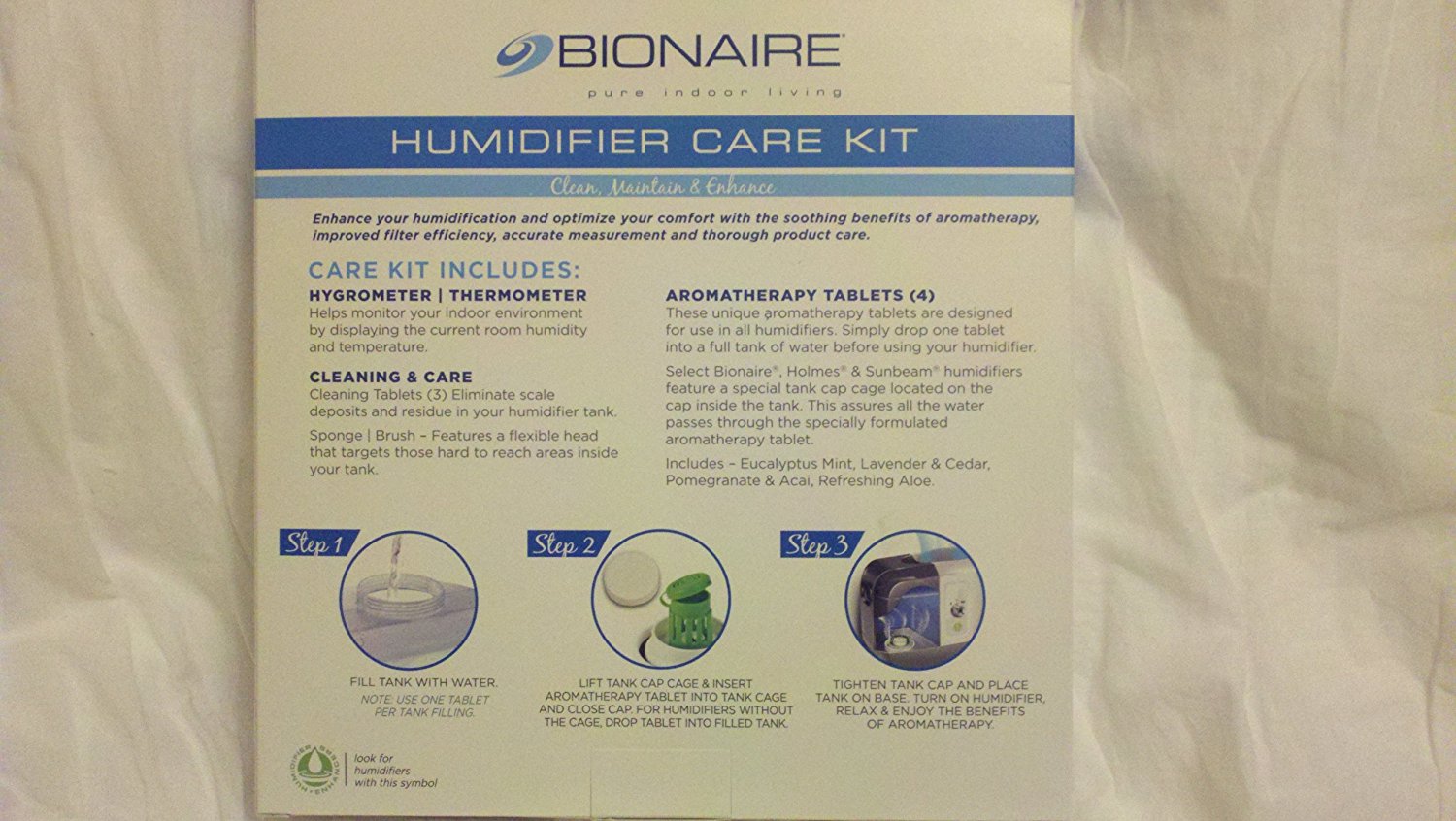 BIONAIRE Humidifier Care Kit free image download