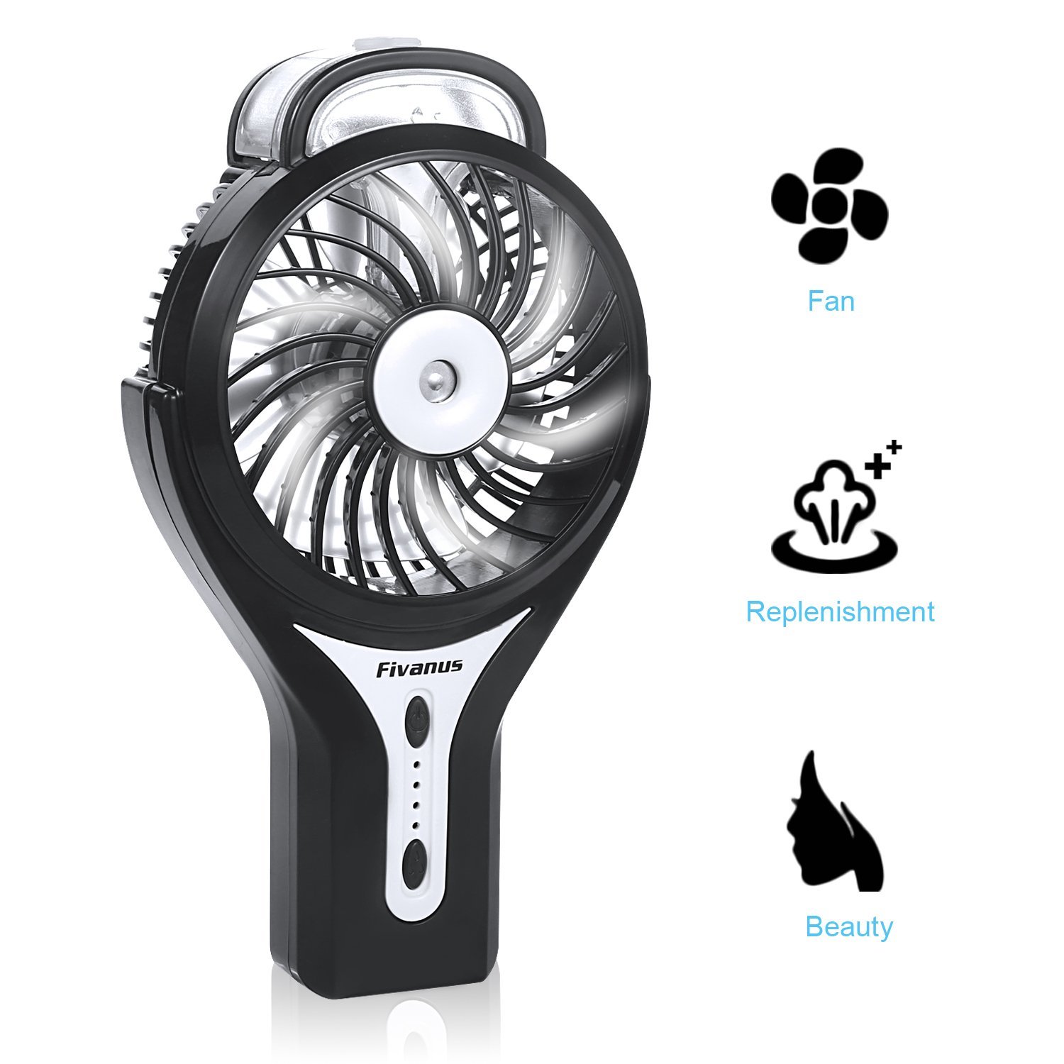 Mini Fan, Fivanus Portable Electric Handheld Misting Fan USB
