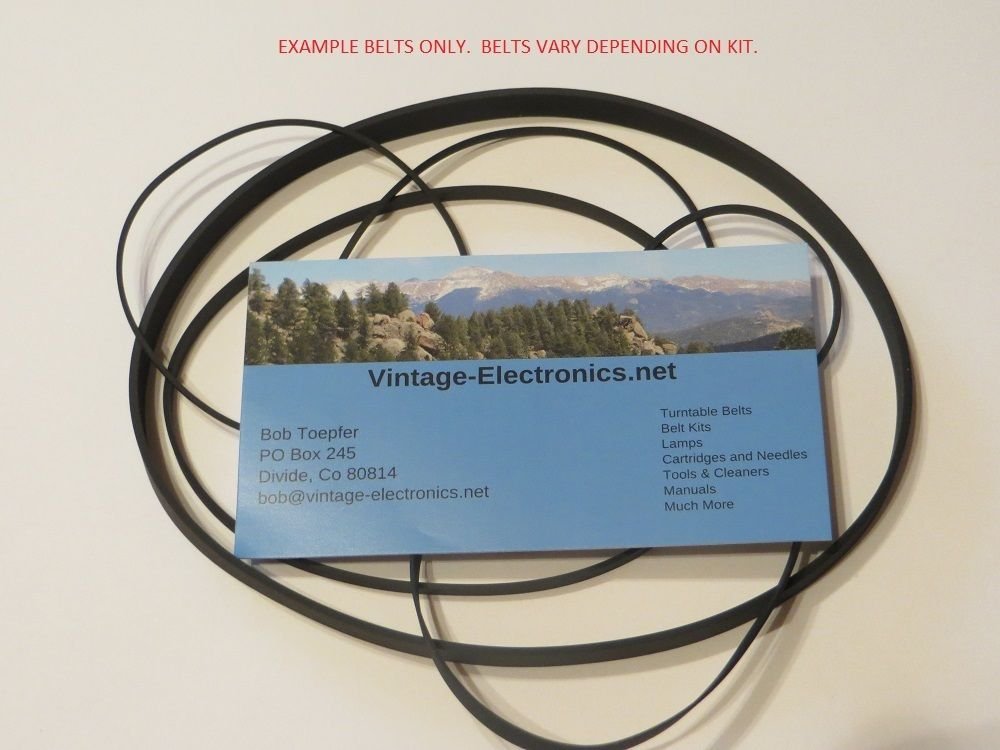 Nakamichi BX1 Belt Kit (both belts & idler tire) **LIFETIME WARRANTY