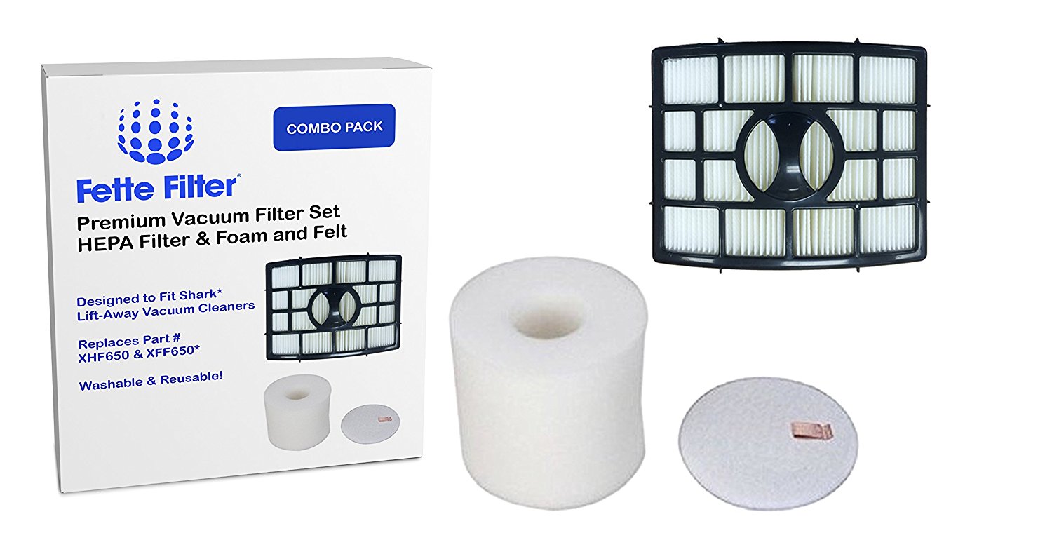 Shark Rotator Powered Lift Away Compatible Filter Set for models NV650
