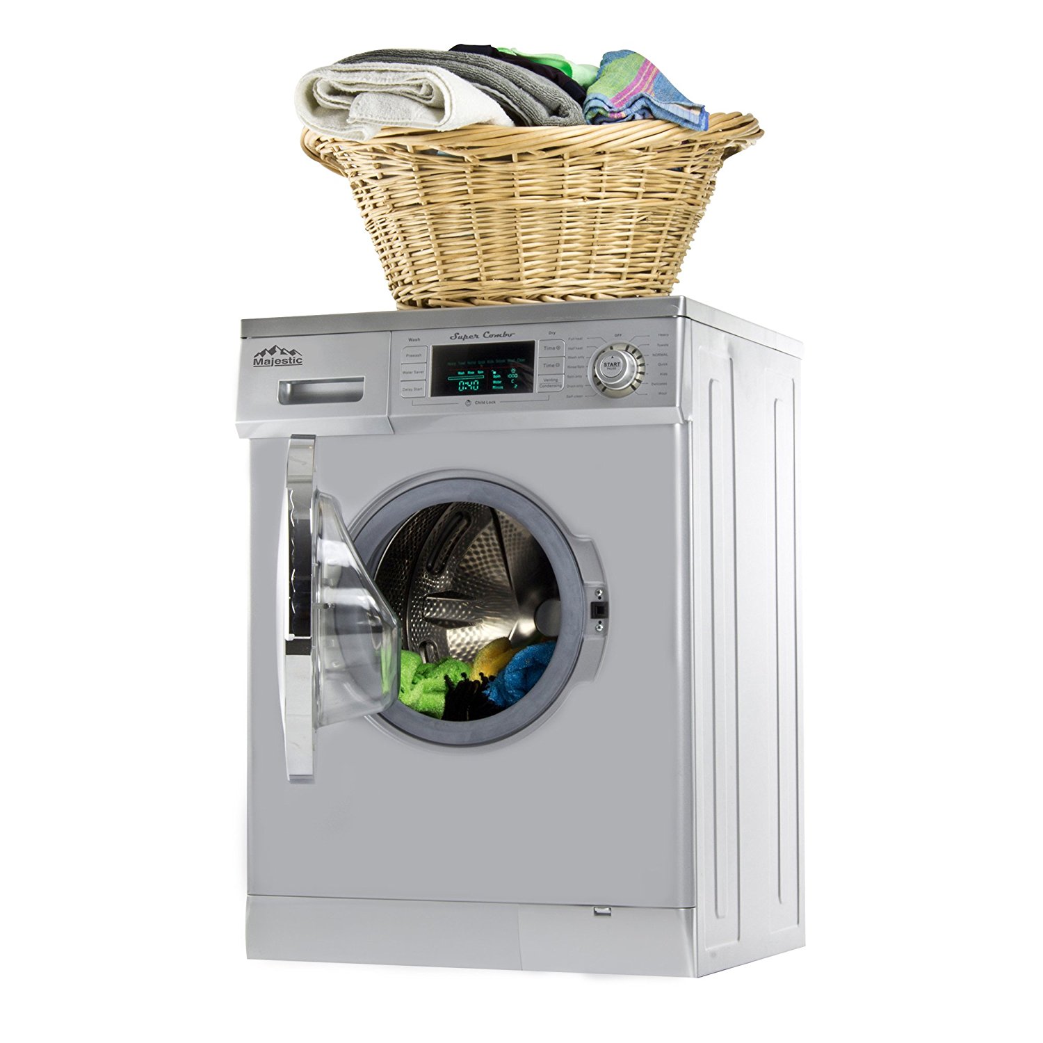Majestic 1.57 Cu. ft. New Compact Combo Washer Dryer with Optional