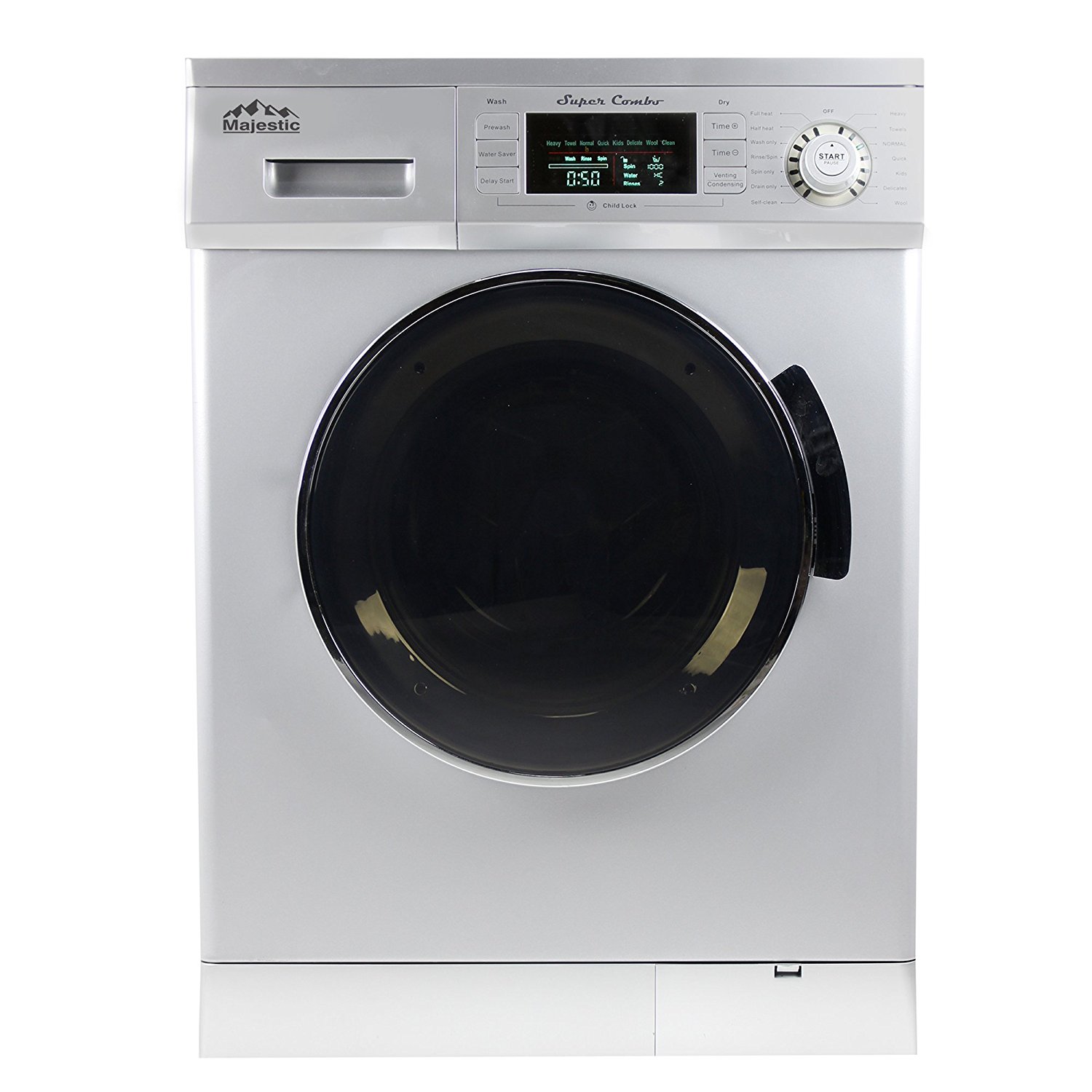 Majestic 1.57 Cu. ft. New Compact Combo Washer Dryer with Optional