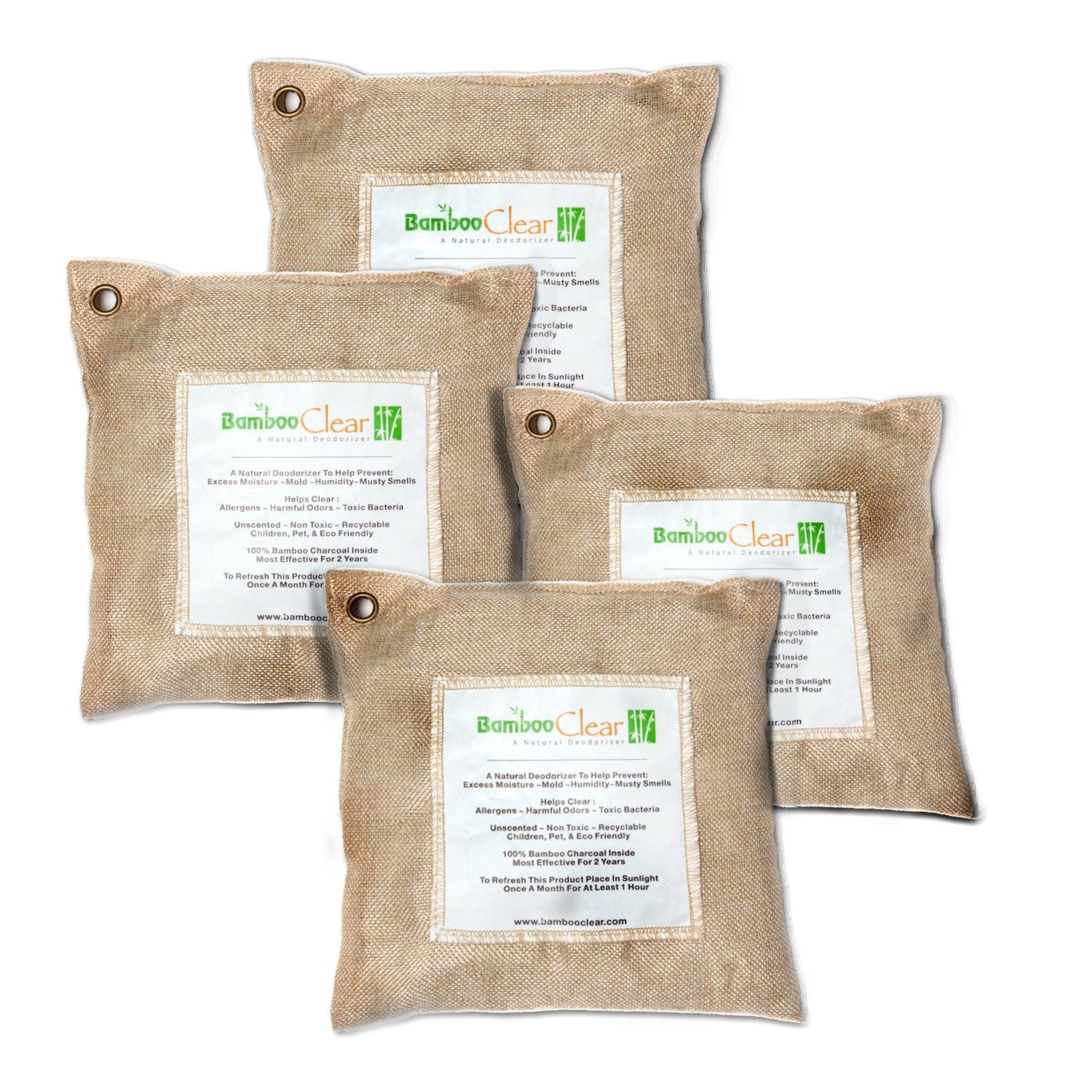 Bamboo Clear All New Activated Charcoal Air Purifier NonToxic