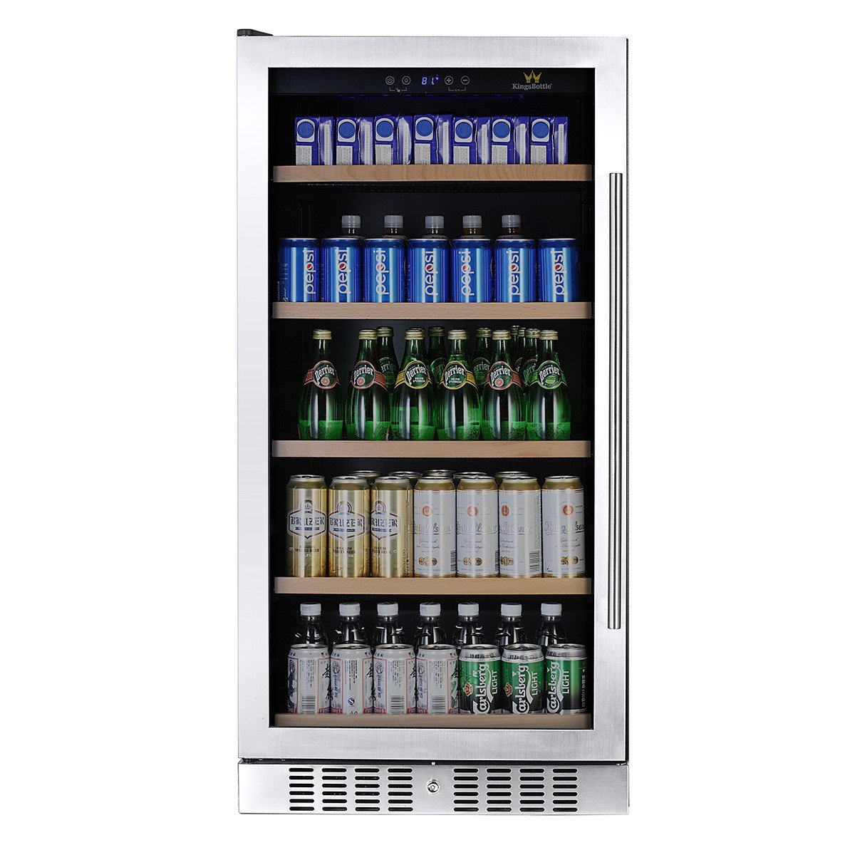 9.53CF ( 270L ) BEVERAGE REFRIGERATOR GLASS DOOR WITH SEAMLESS