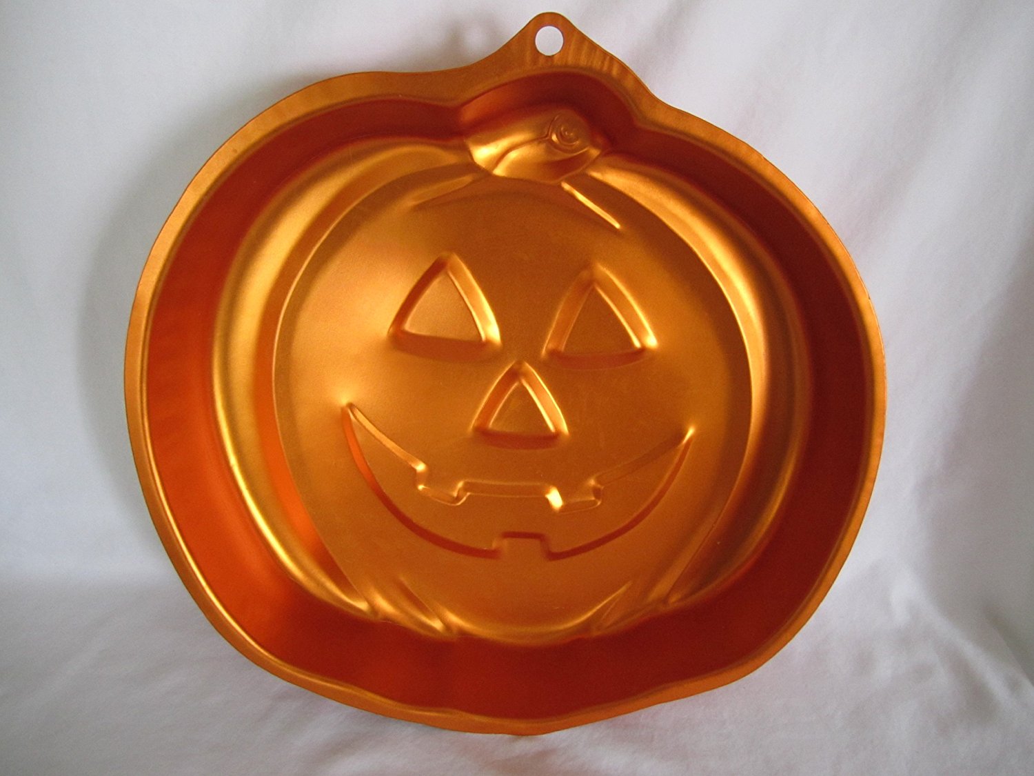 Wilton Orange Cake Pan Jack O Lantern Pumpkin Halloween Shape 2105