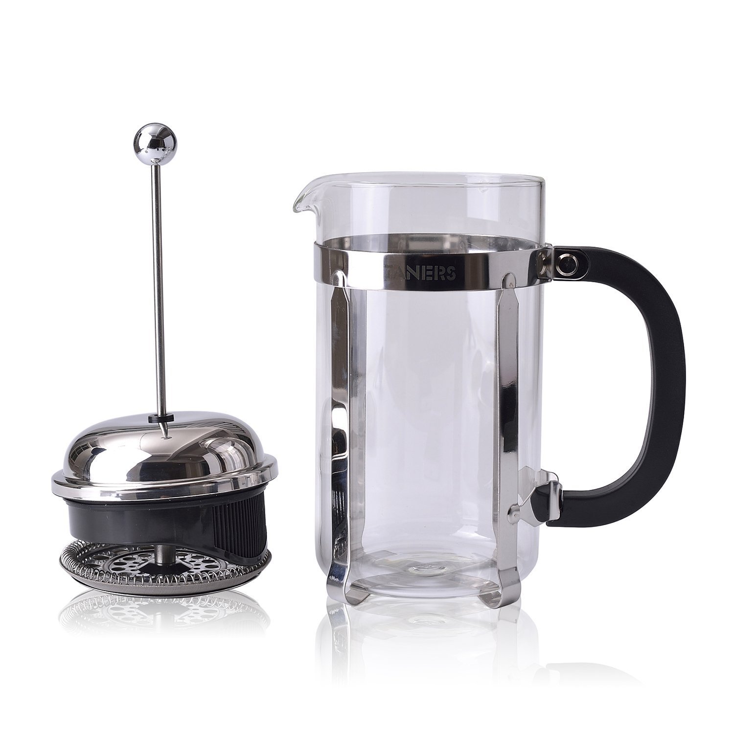 TANERS 8cup French Press Coffee Maker & Tea Maker , 1 Liter 34oz