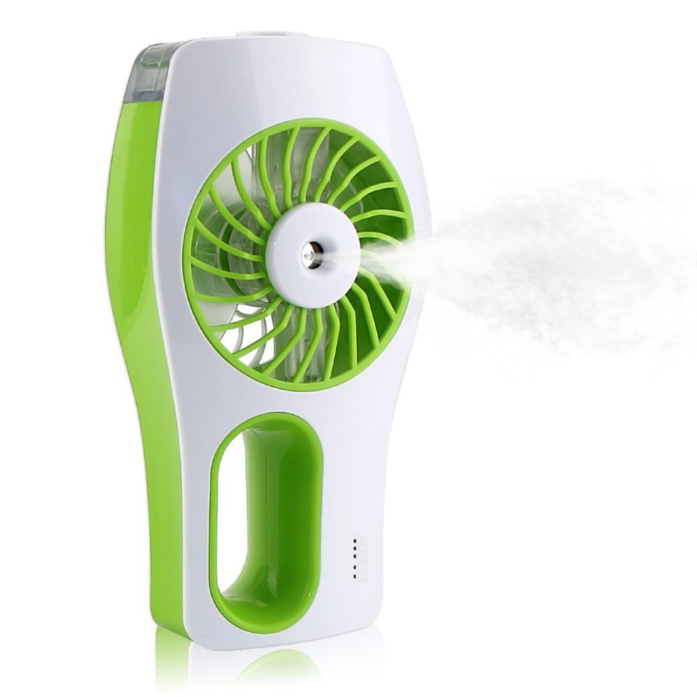 ETONG USB Misting Fan Portable Humidifier Fan Rechargeable Misting Fan
